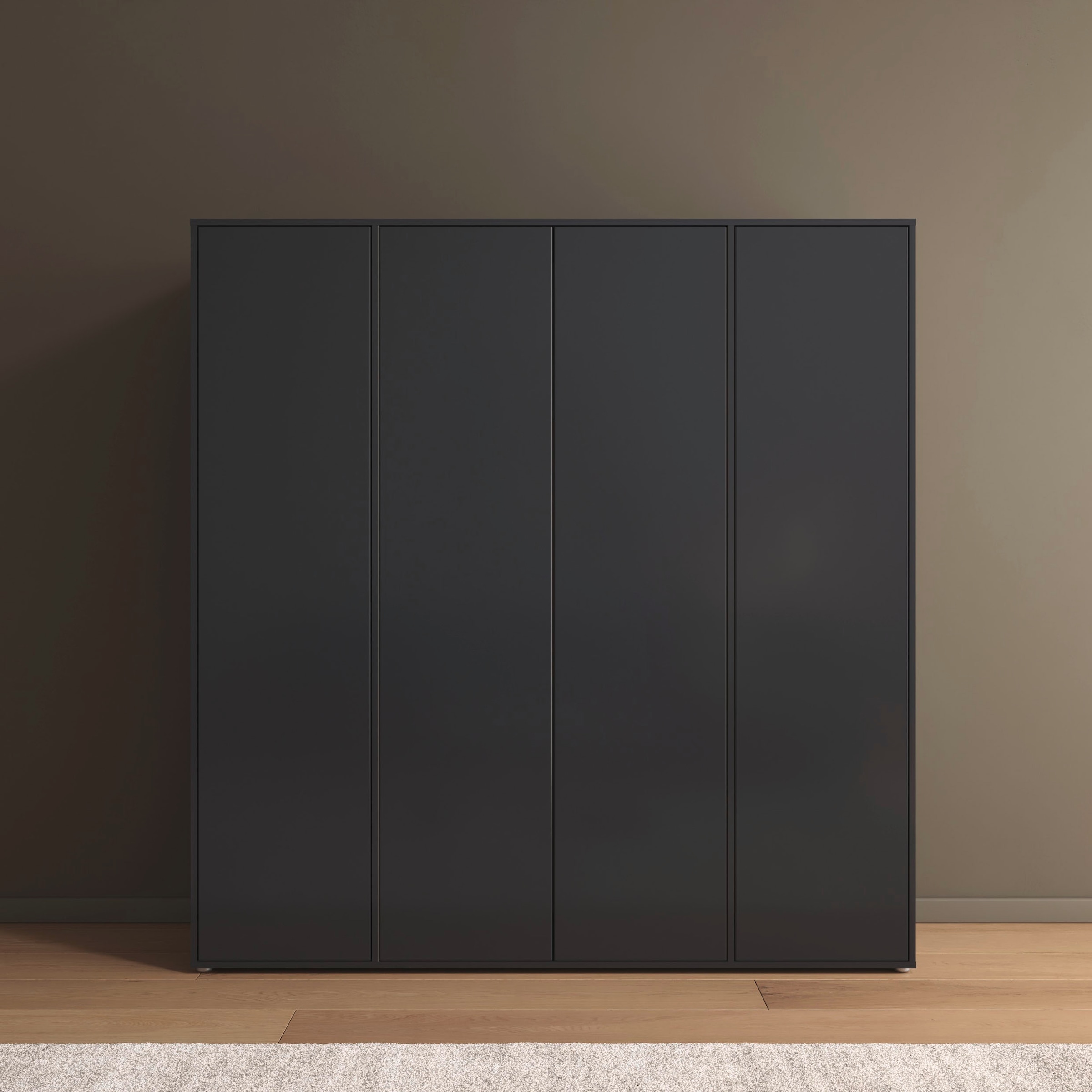 rauch Drehtürenschrank »Kleiderschrank Schrank Garderobe Wäscheschrank NABILA viel Stauraum«, (in 3 verschiedenen Ausstattungen BASIC/CLASSIC/PREMIUM), in 2 Breiten mit Push-to-Open Funktion TOPSELLER MADE IN GERMANY
