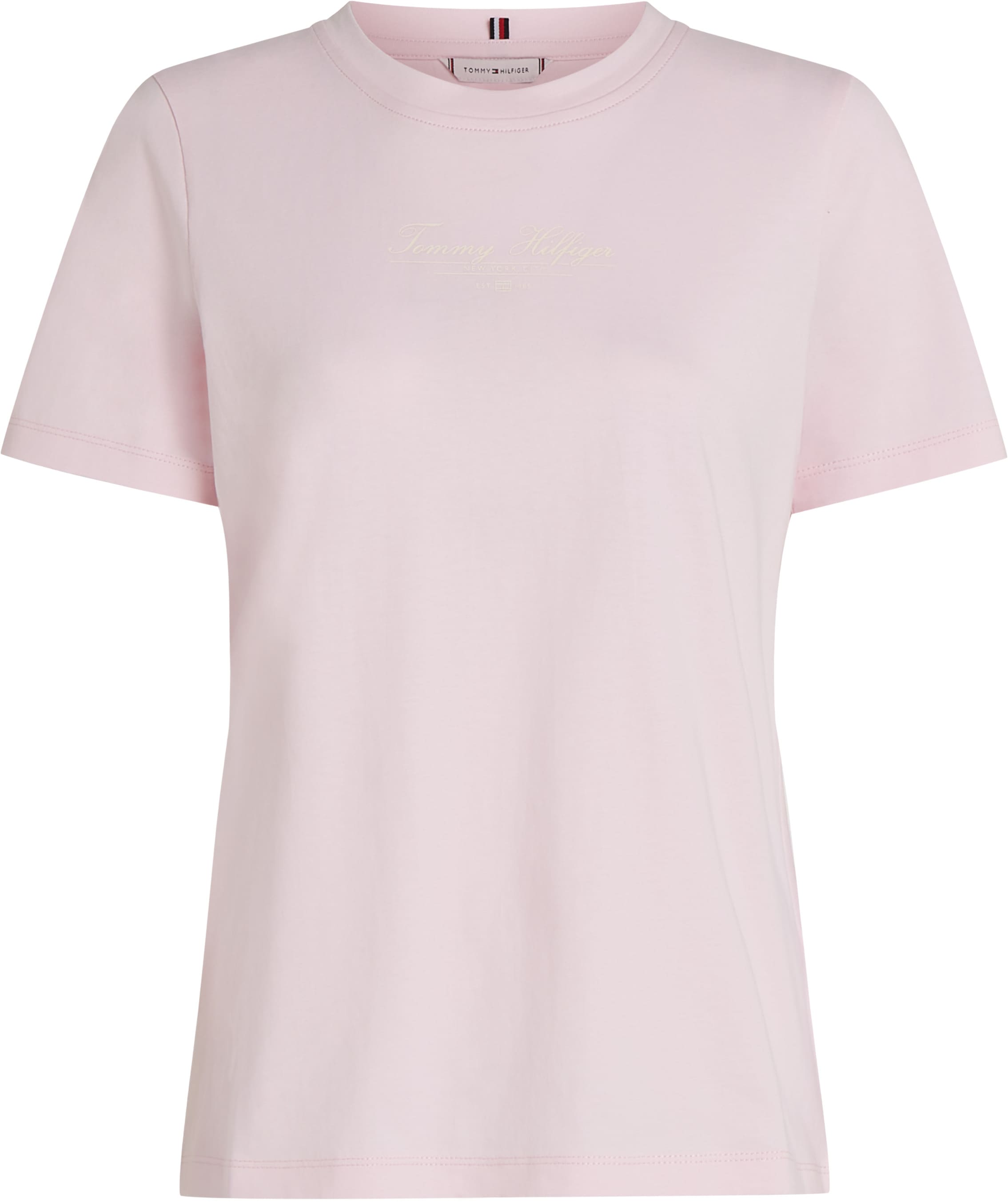 Tommy Hilfiger T-Shirt »REG SCRIPT C-NK TEE SS« mit Logo-Schriftzug