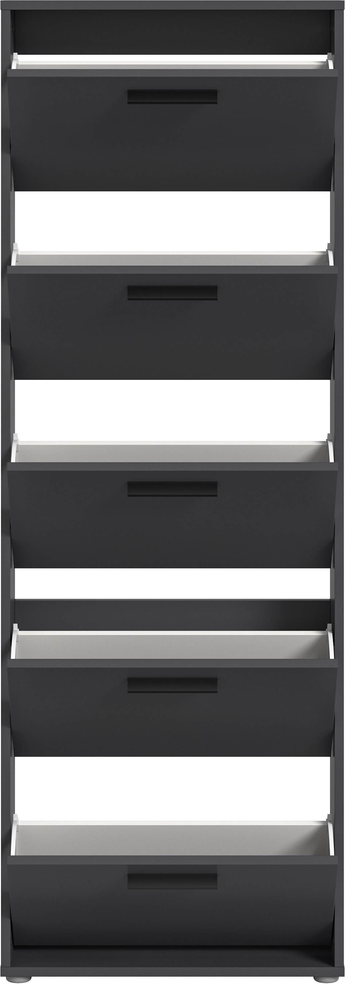 HBZ Schuhkommode »Sam Schuhkipper, Schuhschrank BxHxT 59x169x17 cm«, (1 St.), mit 5 Klappen