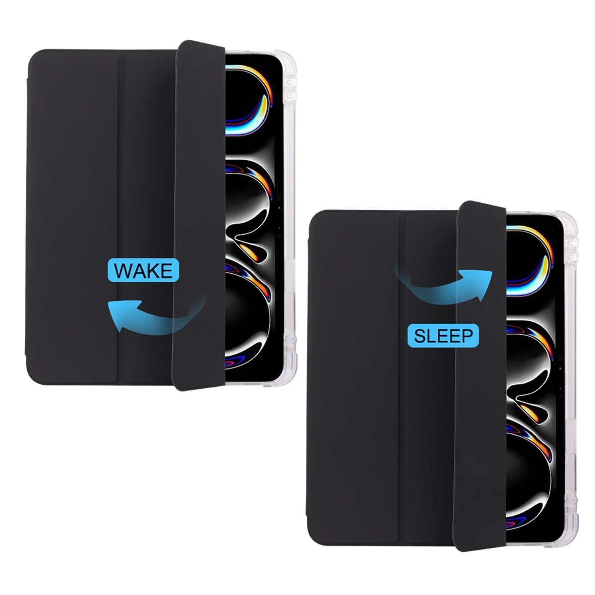 PEDEA Tablet-Hülle »Folio Trifold Case für Apple iPad Pro 13 (M4 24)«, Backcover, Schutzhülle, Tabletschutzhülle, Case, Schutzcase, stoßfest