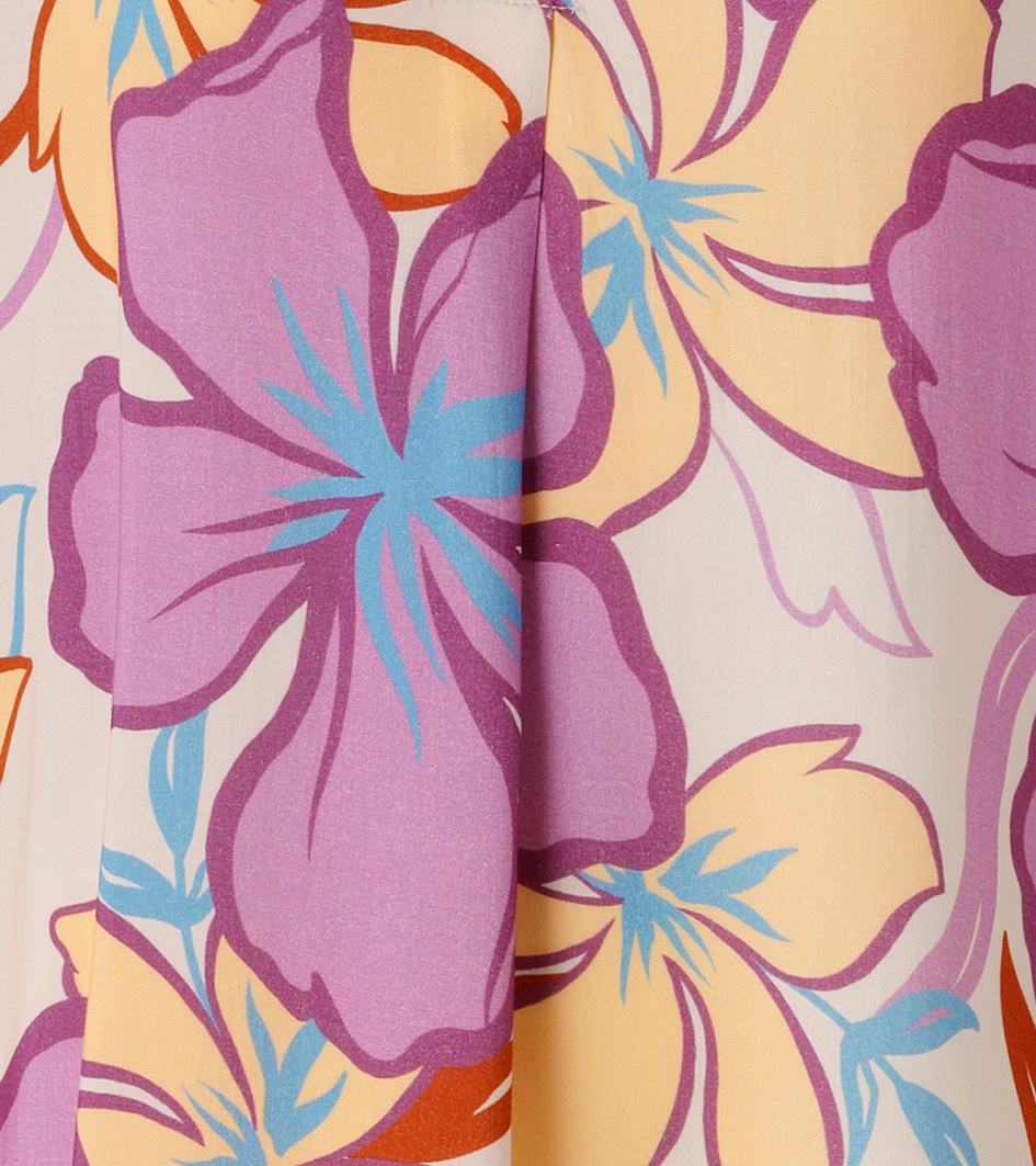 Aniston CASUAL Schlupfbluse mit farbenfrohen, großflächigen Blüten bedruckt - NEUE KOLLEKTION