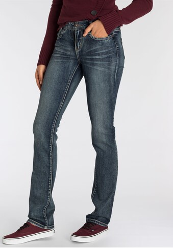 Arizona Gerade Jeans »mit Zippertasche«, Mid Waist kaufen