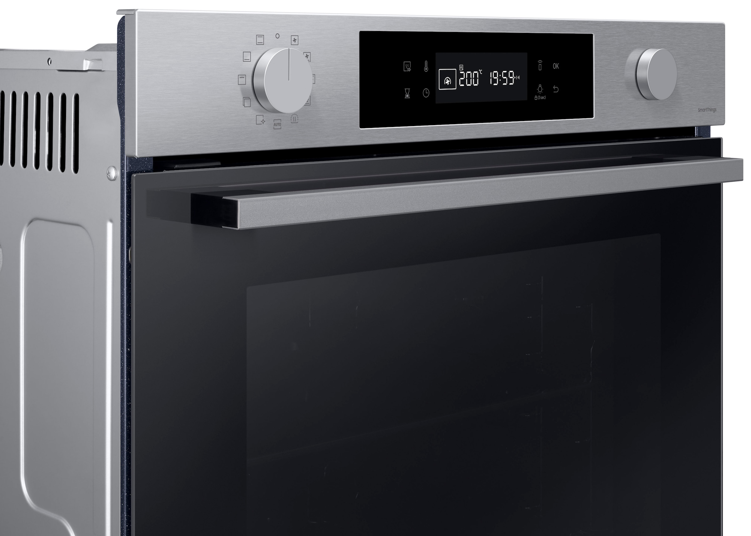 Samsung Einbaubackofen NV7400B »NV7B41307AS«, Pyrolyse-Selbstreinigung