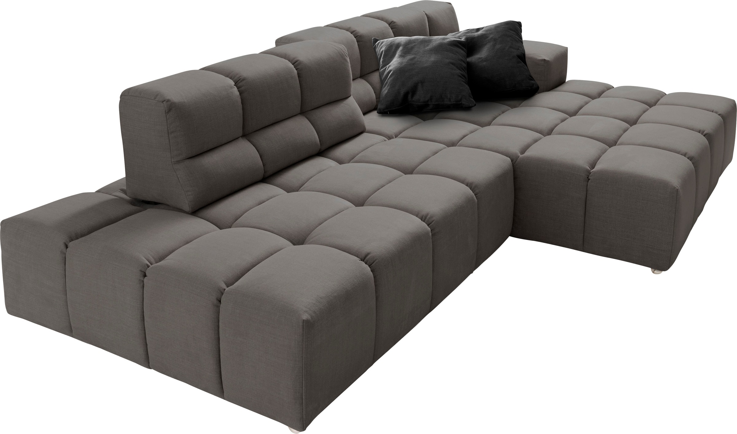 designwerk Ecksofa »Temple L-Form, tolles Designsofa«, mit Sitztiefenverstellung