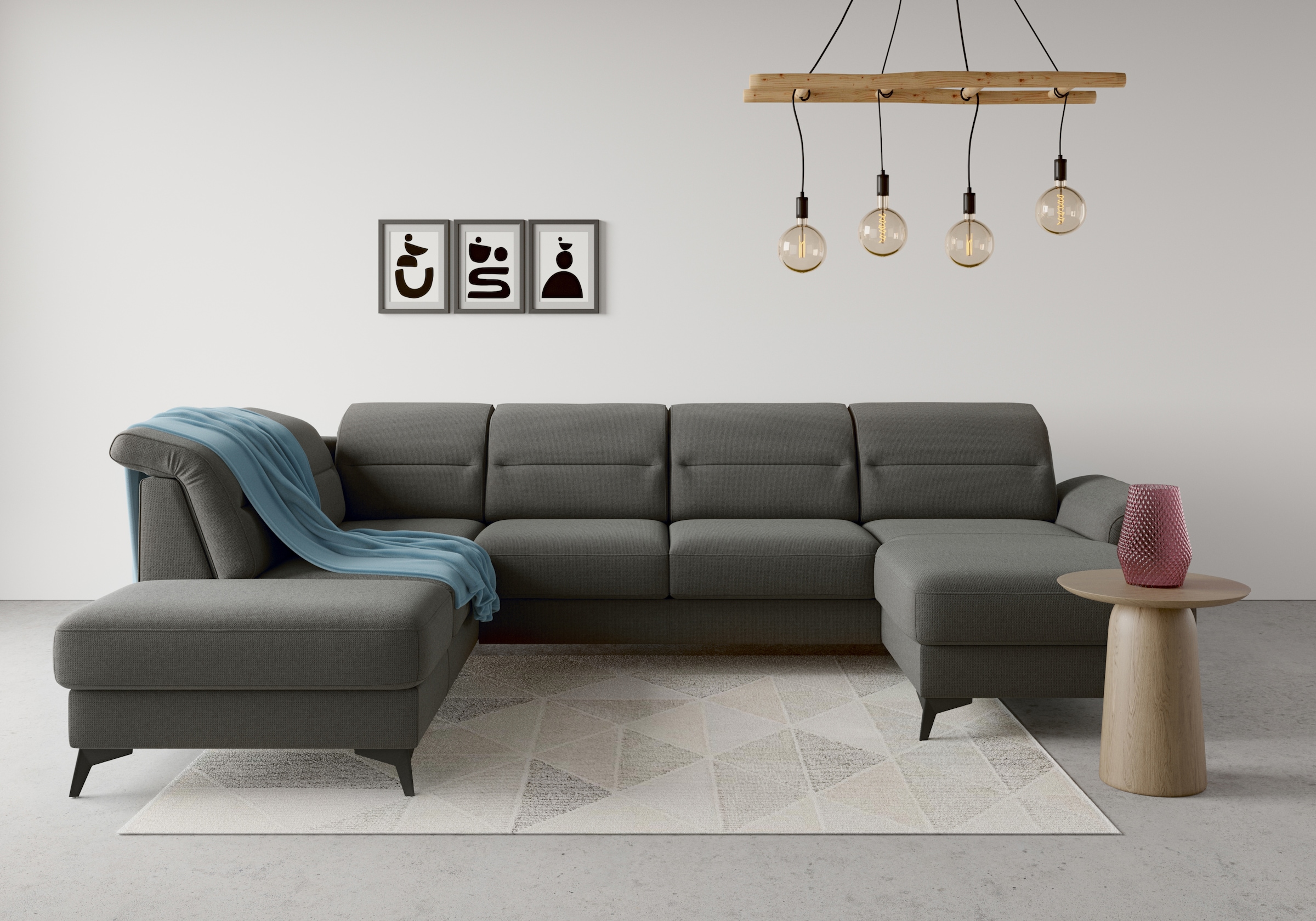 sit&more Wohnlandschaft »Sinatra U-Form« optional mit Kopfteilverstellung u günstig online kaufen