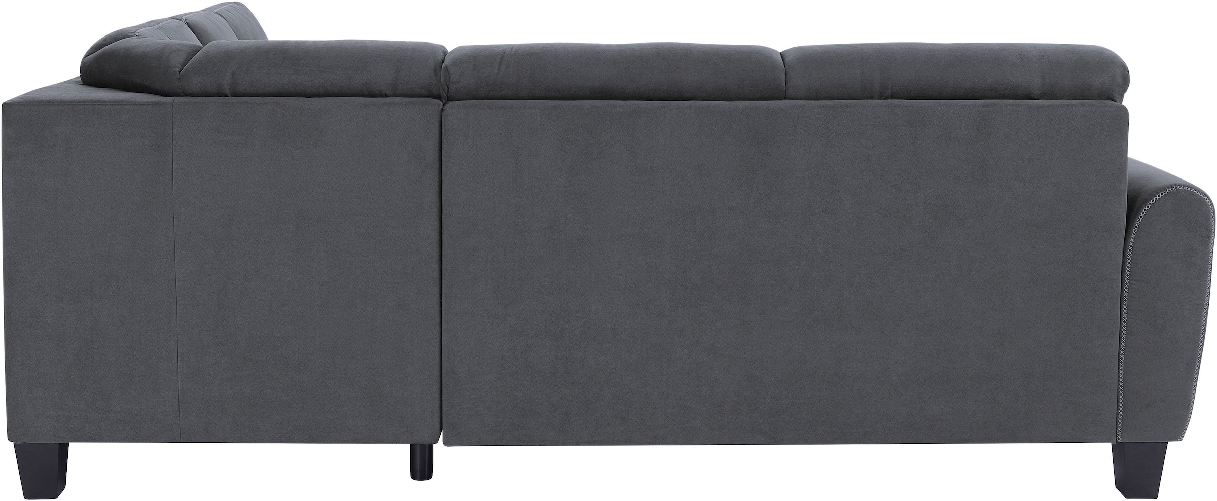 sit&more Ecksofa »Varese L-Form«, mit Federkern, wahlweise mit Bettfunktion und Stauraum