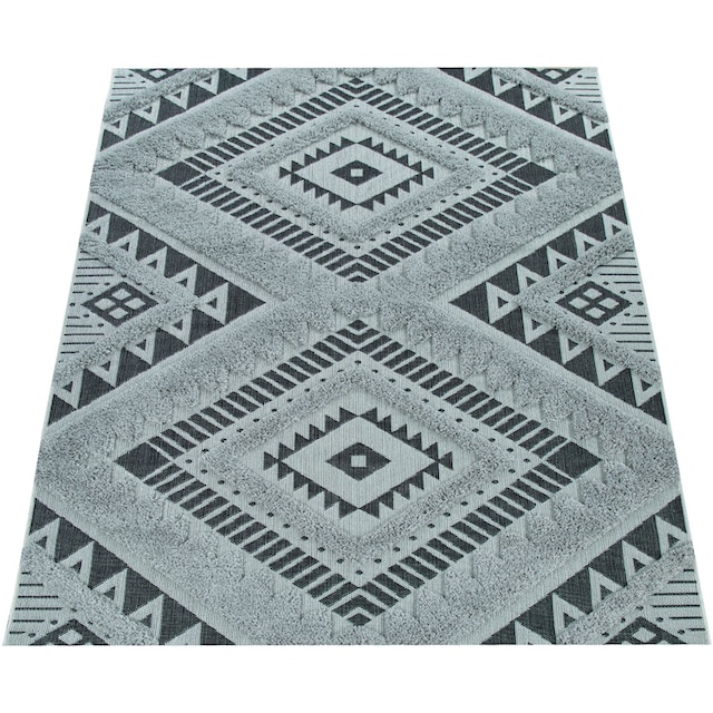 Paco Home Teppich »Eupen 471«, rechteckig, Hoch-Tief-Struktur, Rauten  Muster, In- und Outdoor geeignet online kaufen