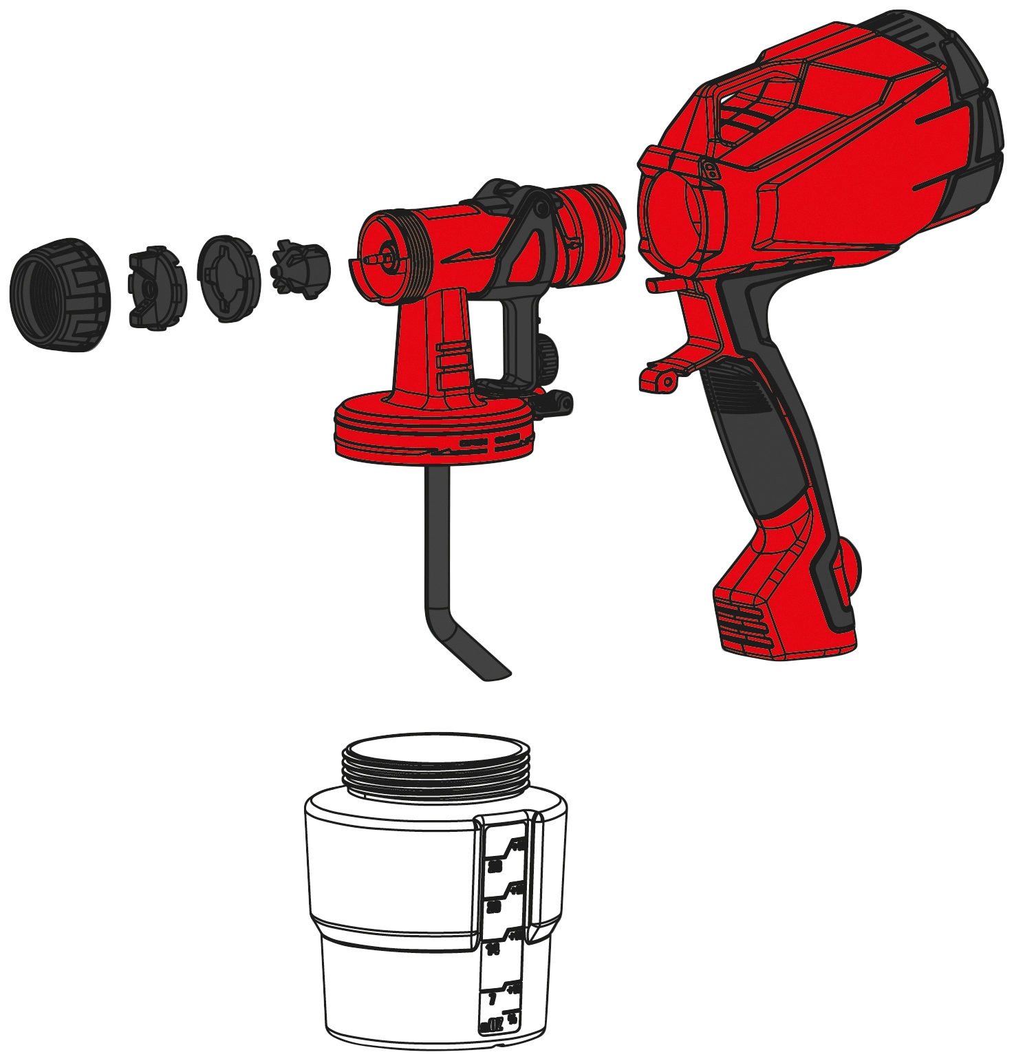 Einhell Farbsprühgerät »TC-SY 400 P«