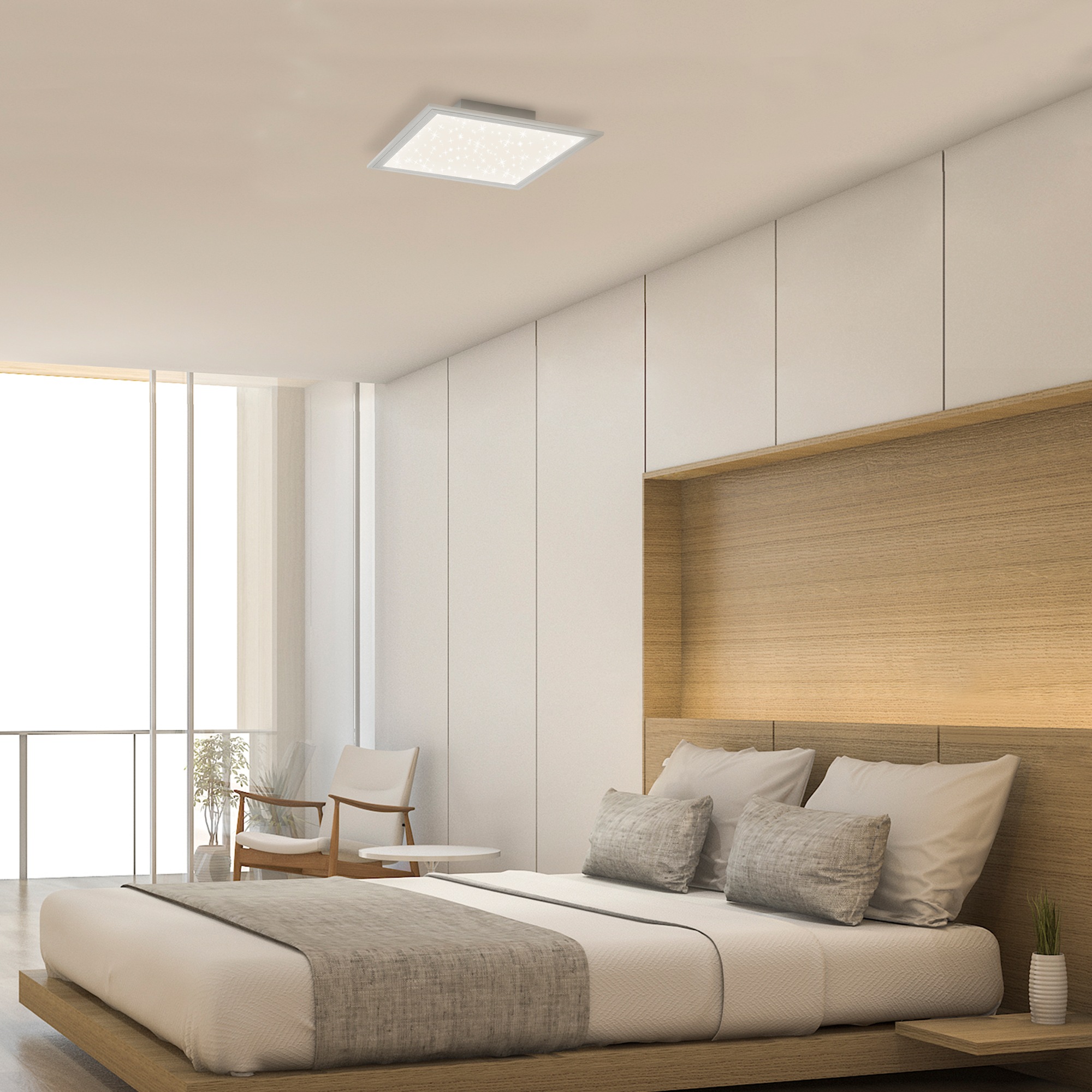 Briloner Leuchten LED Panel »PALLAS« mit Fernbedienung