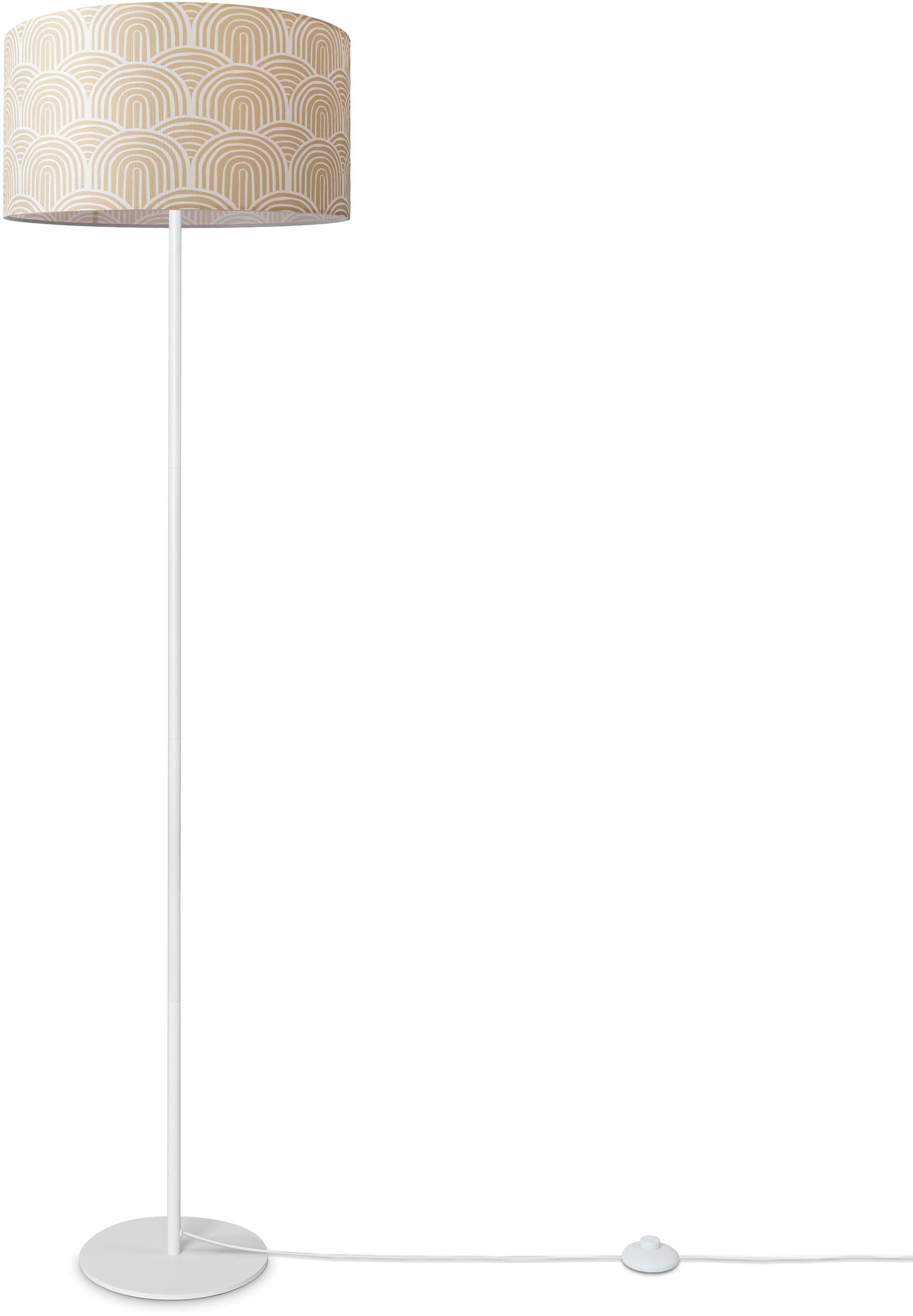 Paco Home Stehlampe E27 Schirm online Muster kaufen Pillar«, Stehlampe Büro Vintage Modern »Luca Wohnzimmer Mit