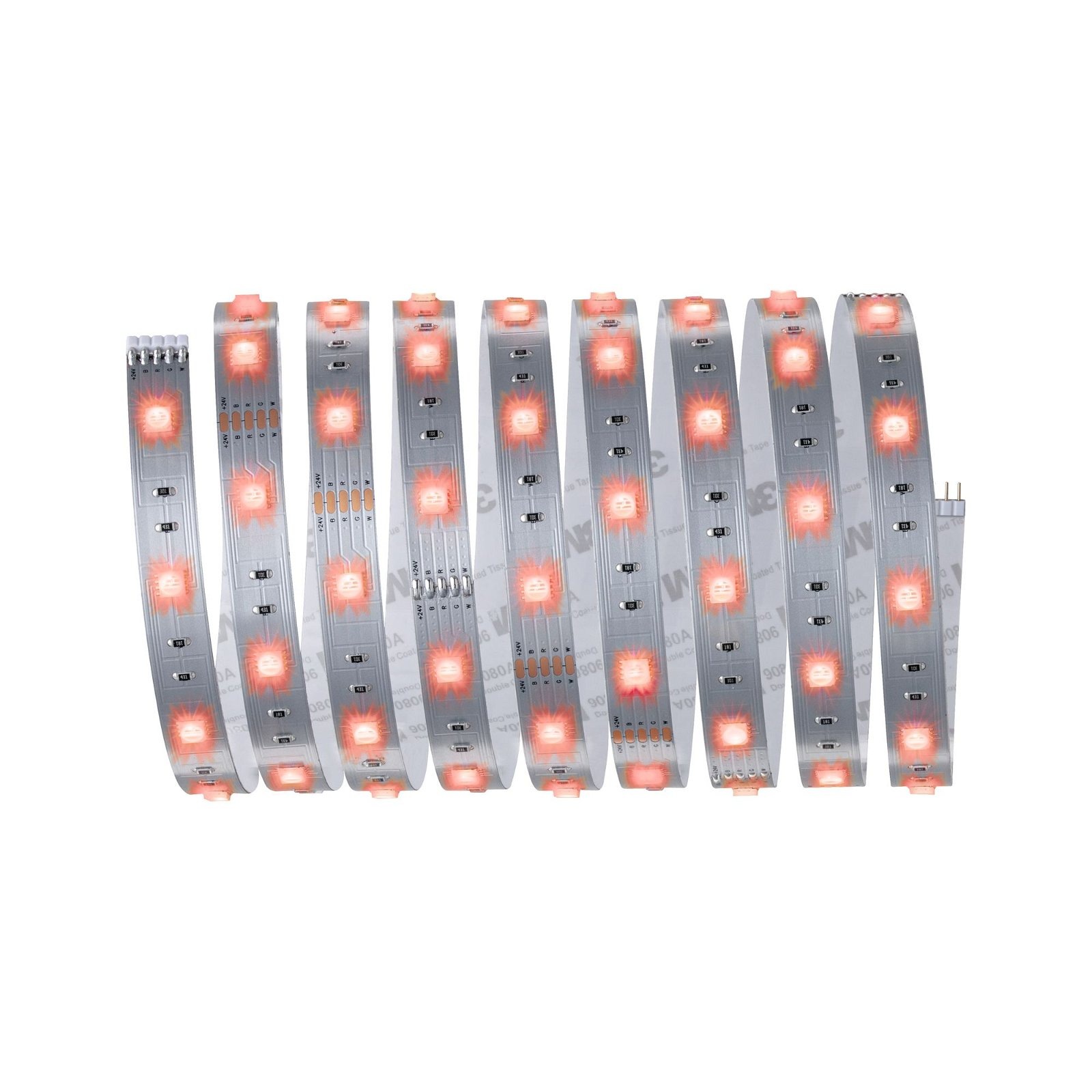 Paulmann LED-Streifen »MaxLED 250 Stripe 2,5m RGBW IP20 3000K 17W 24V Silber«, 1 St.-flammig