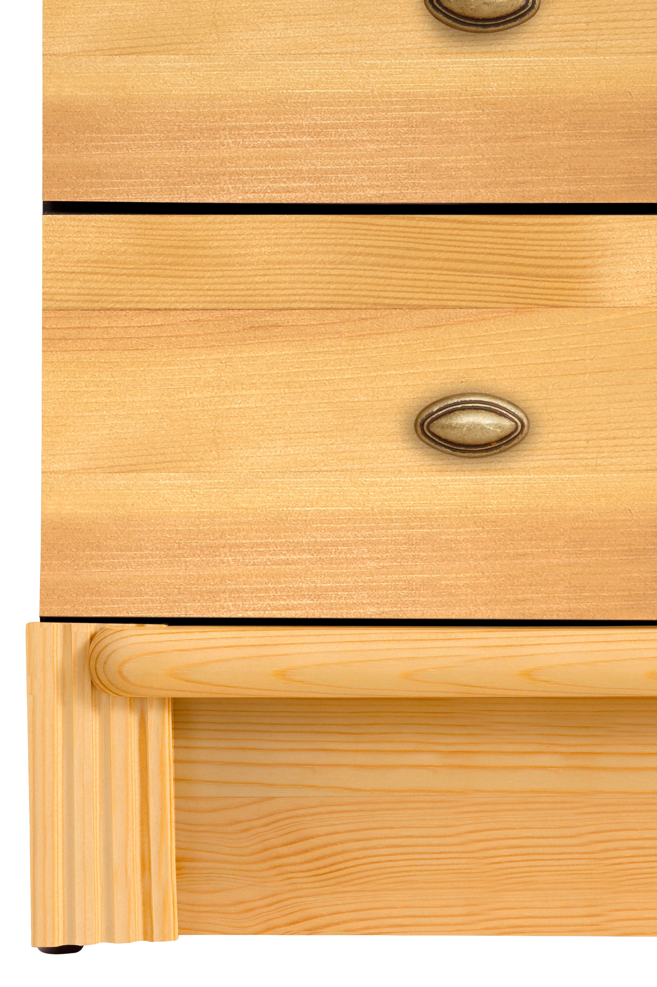 Home affaire Bücherregal »Soeren«, aus massiver Kiefer, in 2 Höhen, Tiefe 29 cm, mit 5 Schubkästen