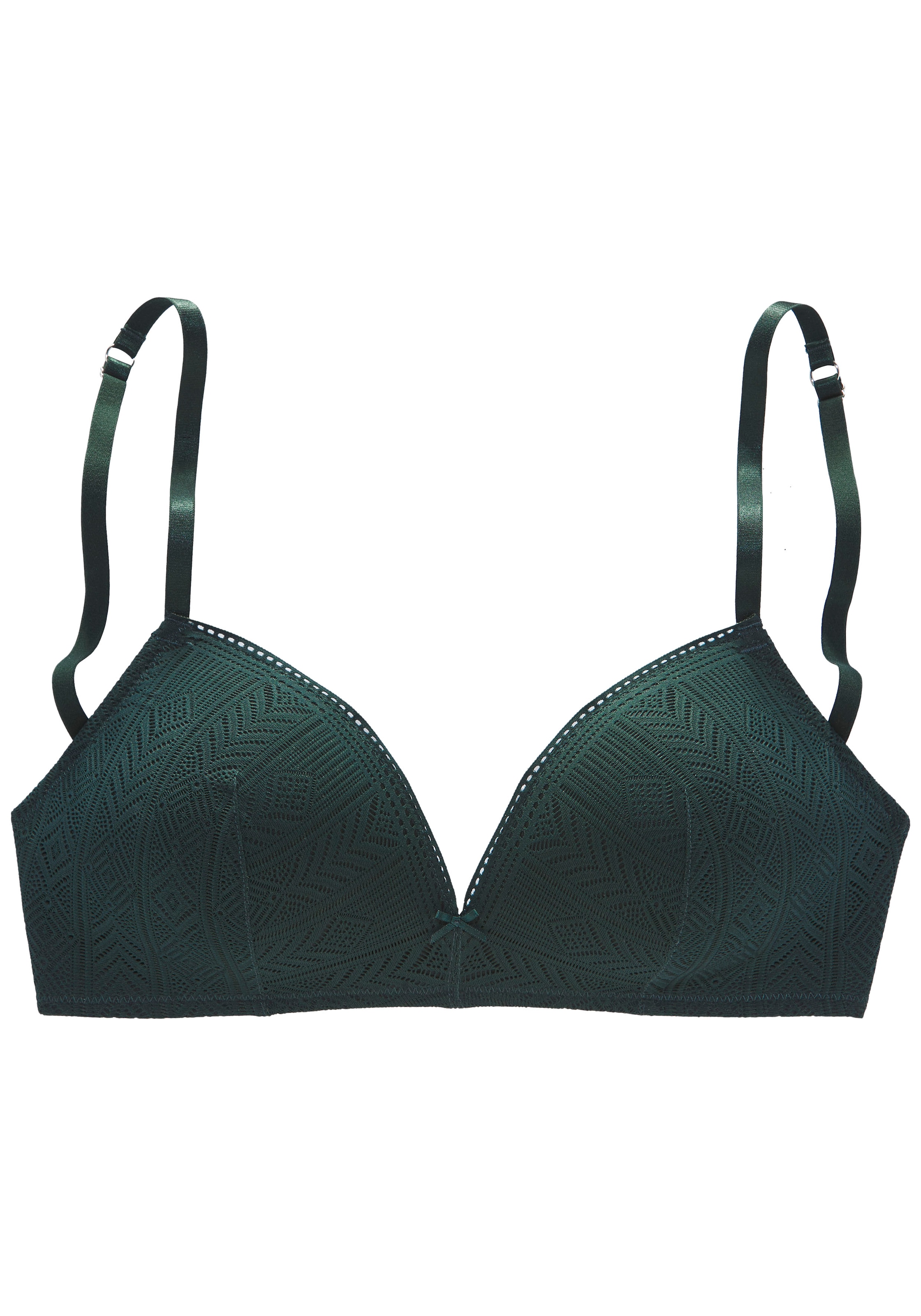 s.Oliver Bralette-BH, ohne Bügel aus graphischer Spitze, Dessous
