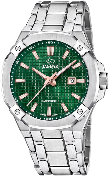 Jaguar Quarzuhr »Executive« Armbanduhr, Herrenuhr, Saphirglas, Swiss Made, Bis 10 Bar Wasserdicht