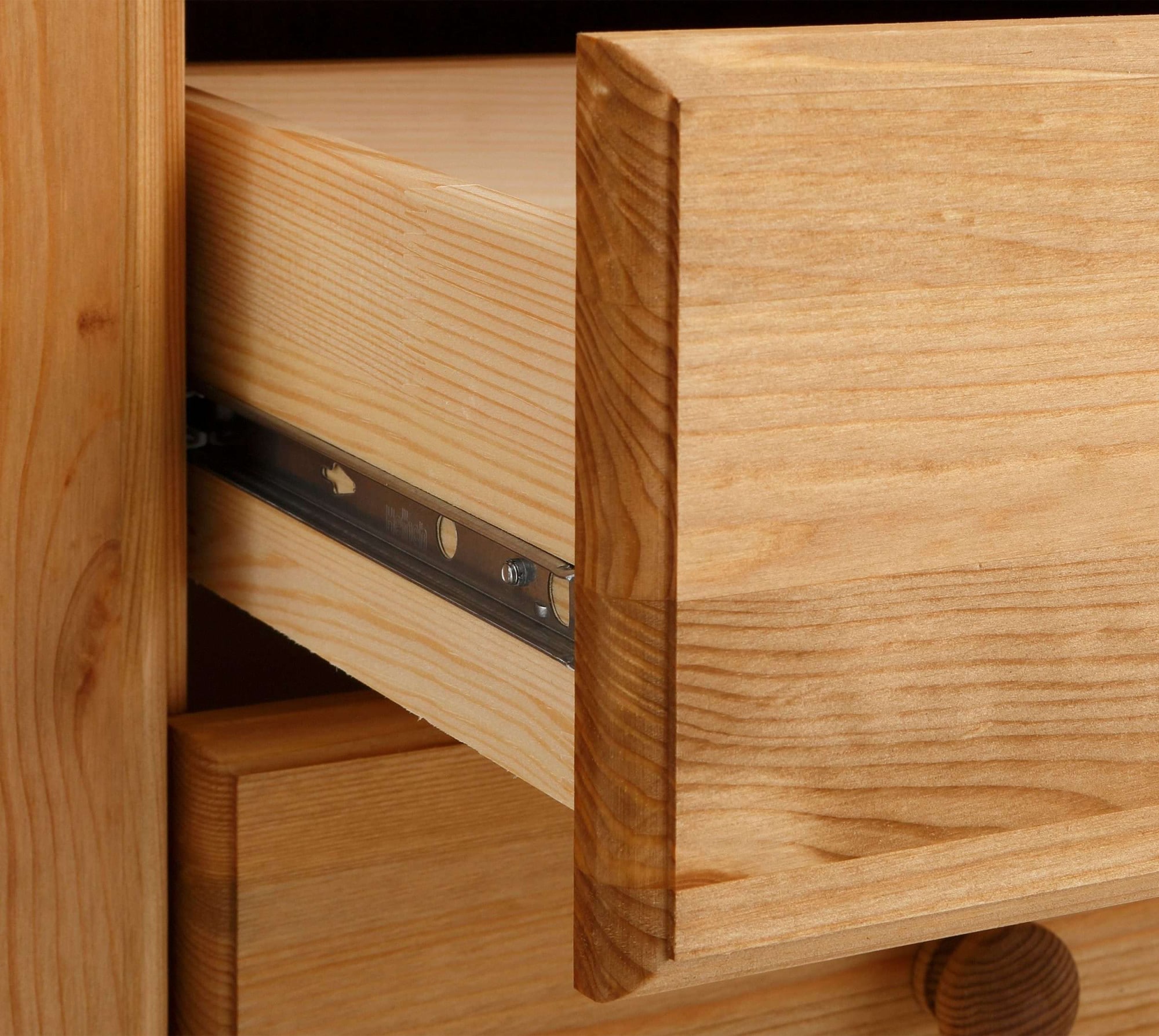 Home affaire Kommode »Sideboard, Anrichte, mit 3 Schubladen, 2 Türen« aus massiver Kiefer, Breite 130 cm