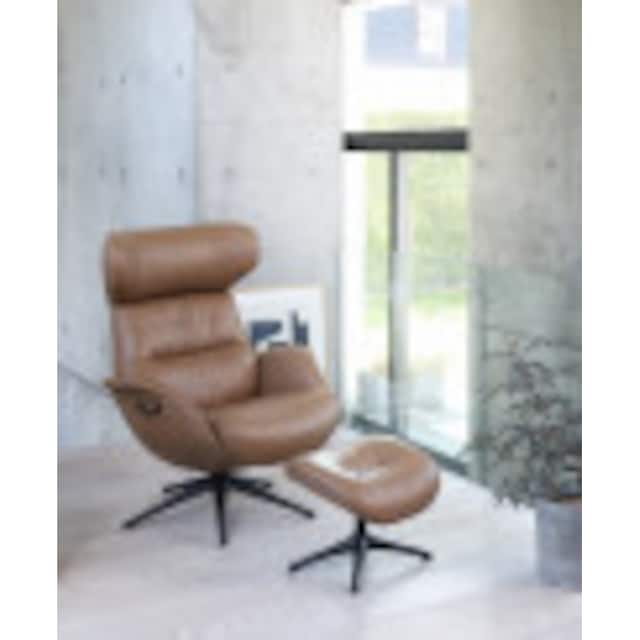 FLEXLUX Relaxsessel »Relaxchairs More«, Premium Komfort, Rücken- &  Kopfteilverstellung, drehbar, Fuß schwarz online bestellen