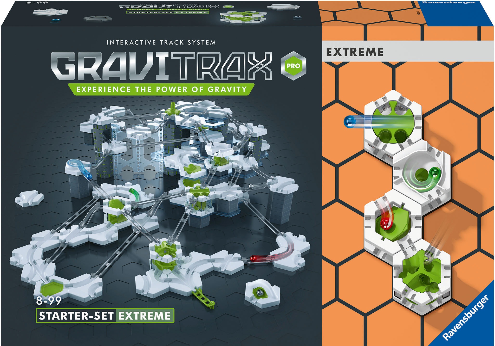 Ravensburger Kugelbahn-Bausatz »GraviTrax PRO Starter-Set Extreme«, Made in Europe