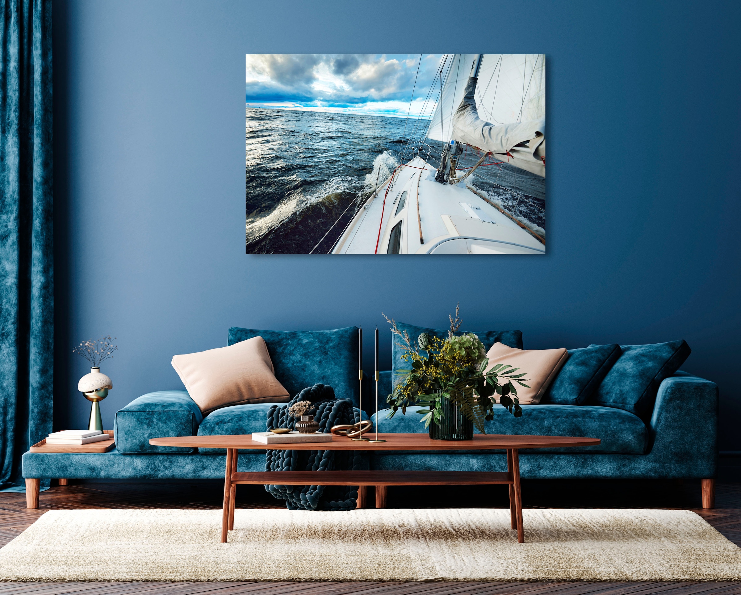 queence Acrylglasbild »Enyalo«, Himmel-Meer-Sport-Schiffe-Meer Bilder, (1 S günstig online kaufen