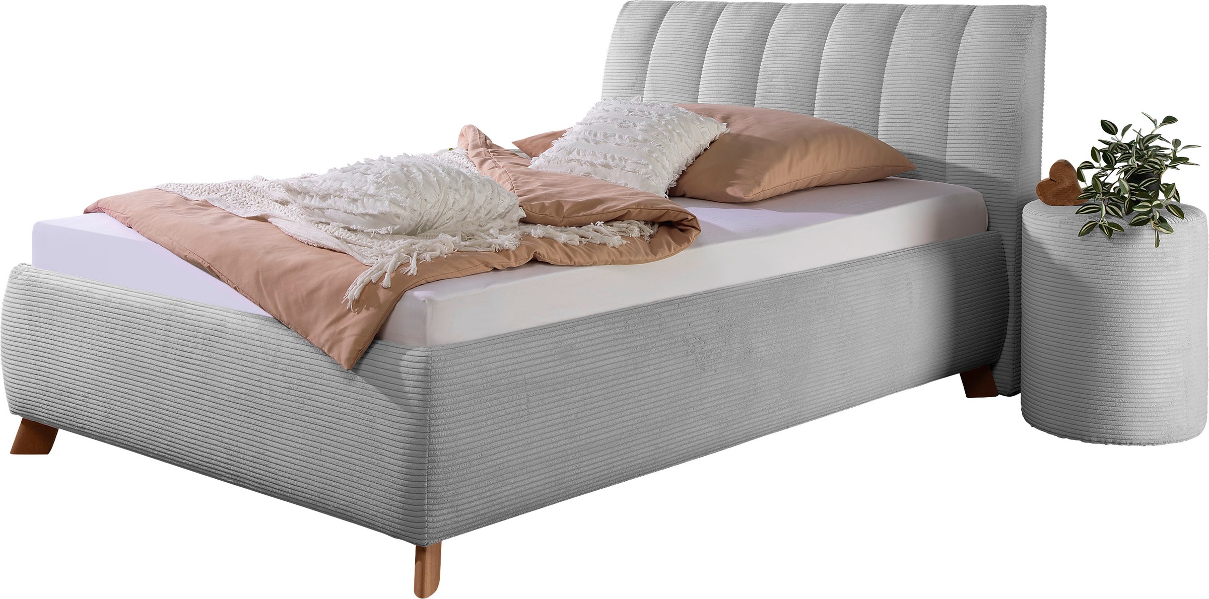 Maintal Polsterbett "Hügeldorf" inklusive Bettkasten, in H2, H3 & H4 erhält günstig online kaufen