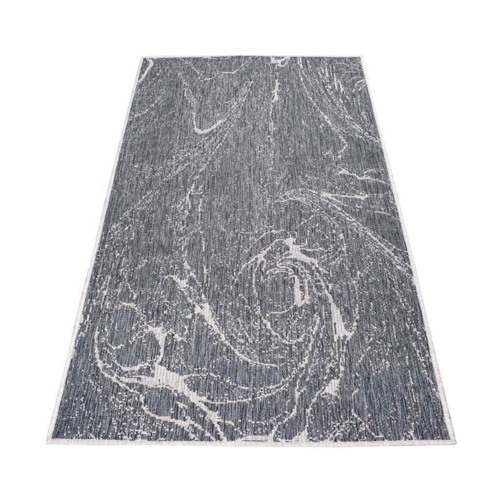 Carpet City Outdoorteppich »DUO RUG 5733«, rechteckig, 5 mm Höhe, Wendeteppich Wetterfest In- & Outdoor, Balkon, Terrasse, Wohnzimmer