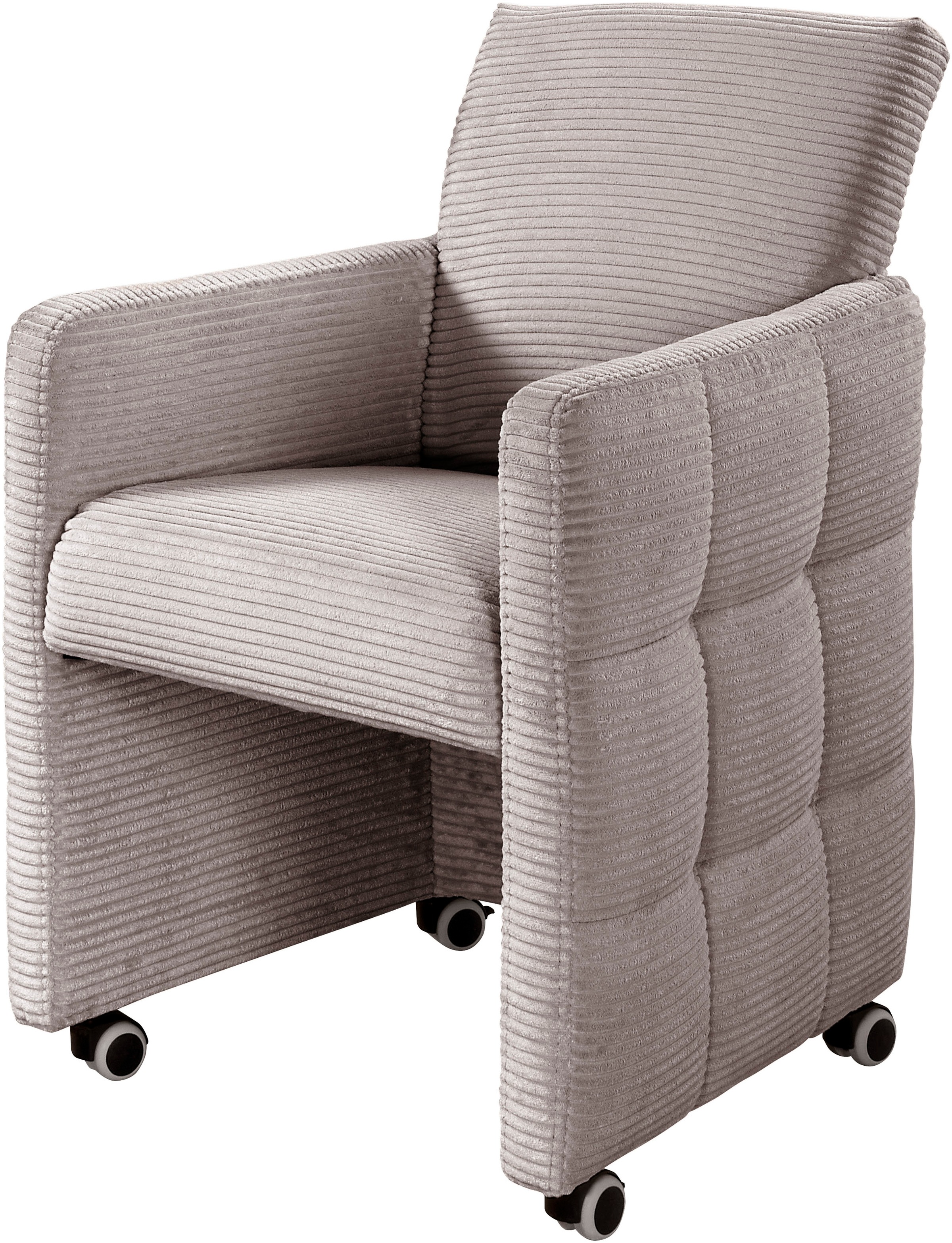 exxpo - sofa fashion Esszimmersessel »Barista, Loungesessel auf Rollen mit günstig online kaufen