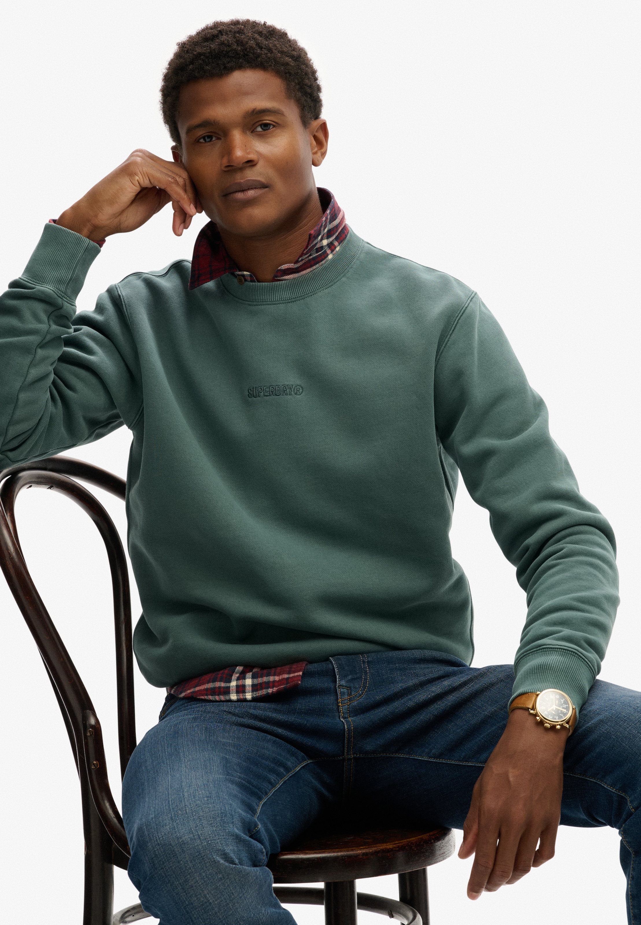 Superdry Sweatshirt »MICRO LOGO CREW«
