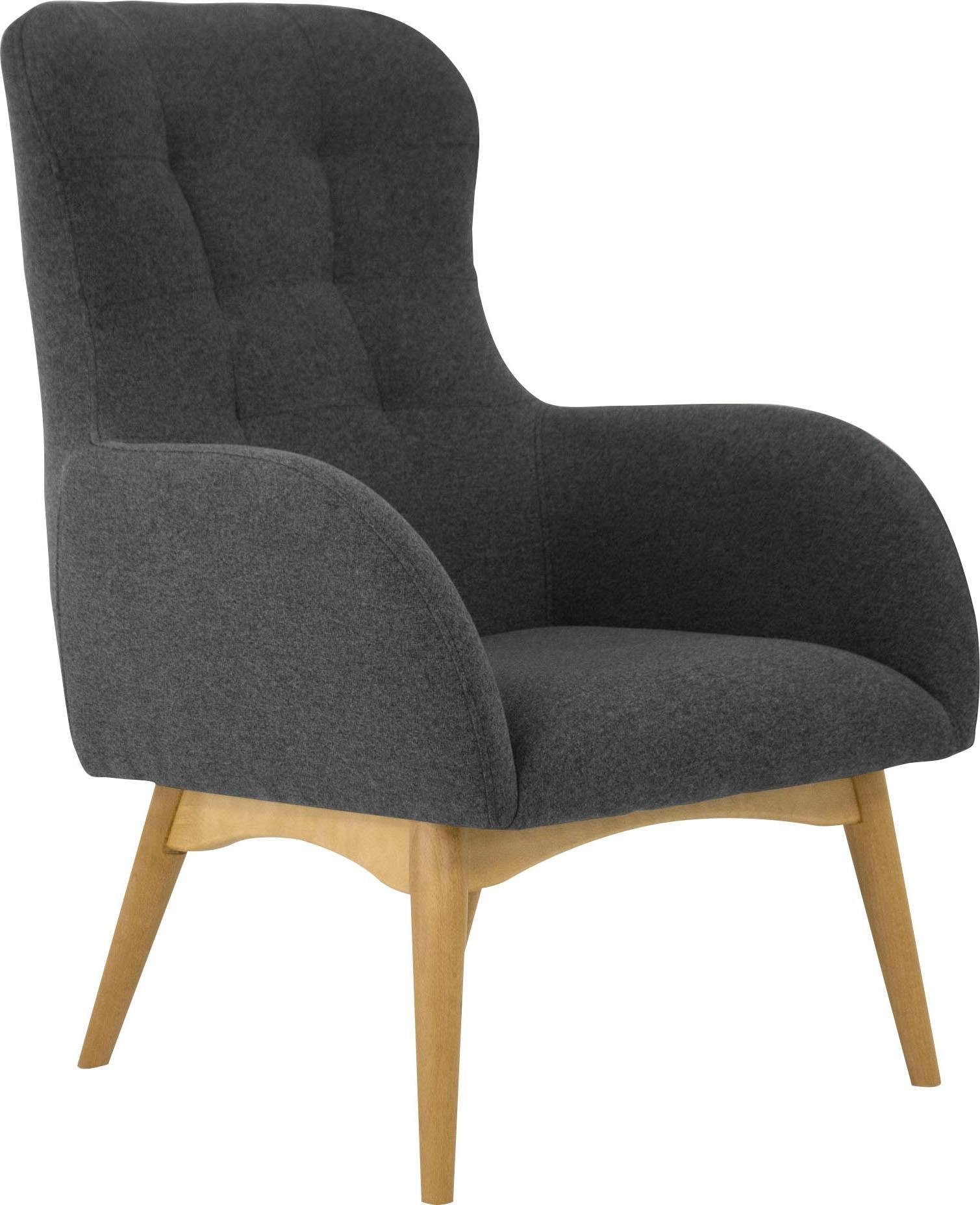 Home affaire Sessel »Leonarda« feine Steppung im Rücken