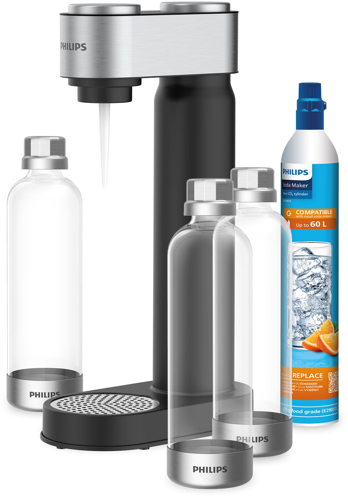 Philips Wassersprudler »Philips Wassersprudler Viva-Set inkl. CO2-Zylinder, günstig online kaufen