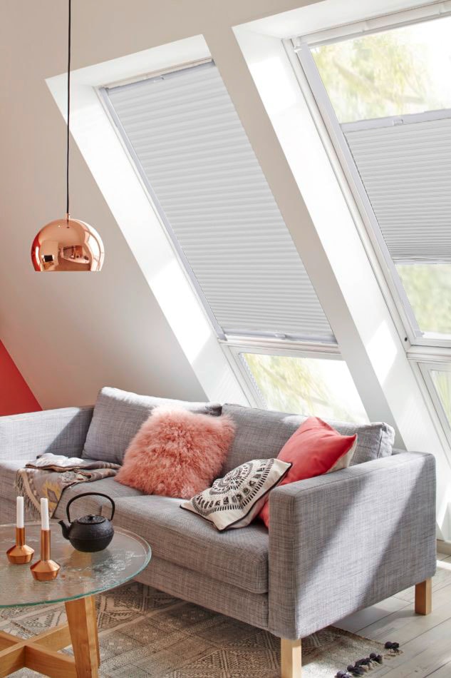 sunlines Dachfensterplissee »StartUp Style Honeycomb VD«, abdunkelnd, versp günstig online kaufen