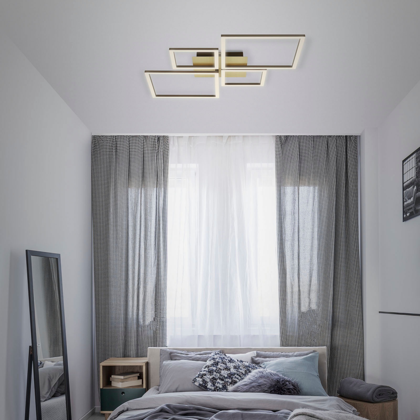 Briloner Leuchten LED Deckenleuchte »3128017 FRAME«, Leuchtmittel LED-Board günstig online kaufen