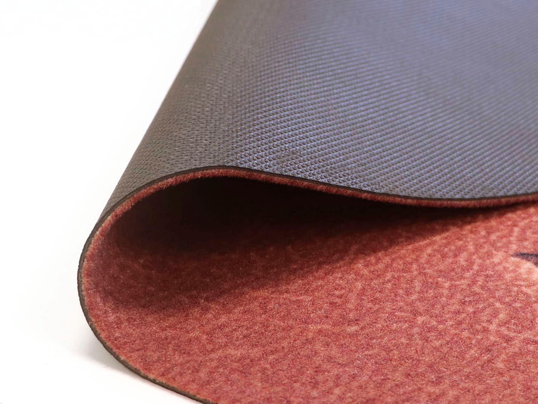 Primaflor-Ideen in Textil Fußmatte »BBQ Grillunterlage TEXAS, Made in Belgium«, rechteckig, 5 mm Höhe, Grillmatte ideal als Bodenschutz, mit Spruch, rutschhemmend, waschbar