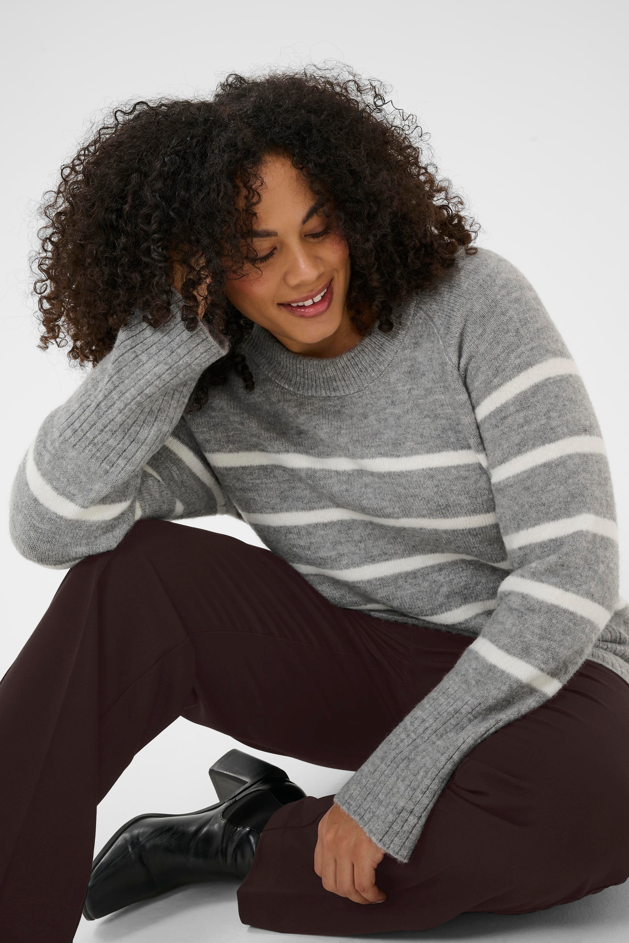 KAFFE Curve Strickpullover »Damen Strickpullover KCerina«
