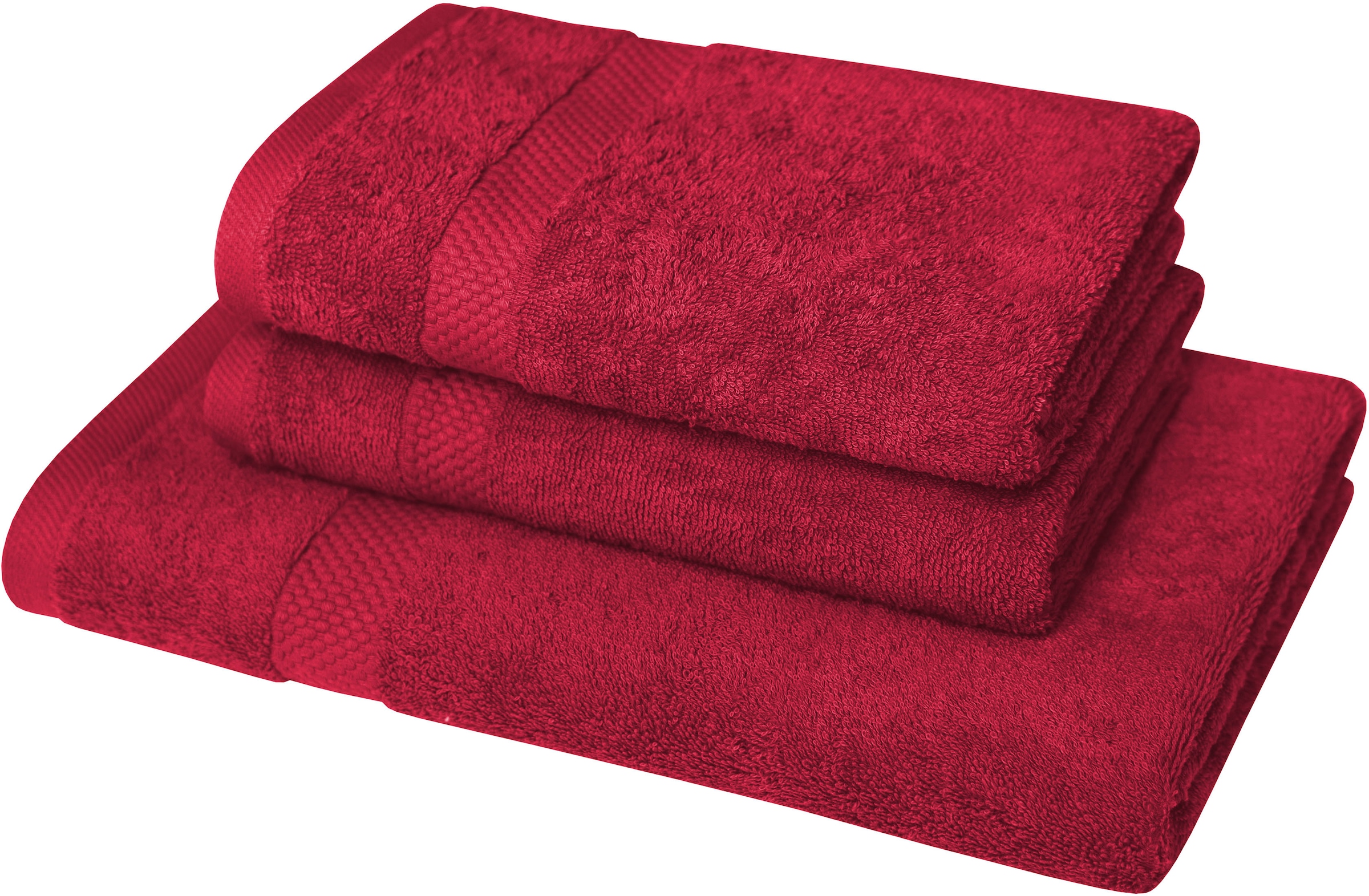 Dyckhoff Handtuch Set »Planet«, Set, 3 tlg., Walkfrottier, 2 Handtücher (50 günstig online kaufen