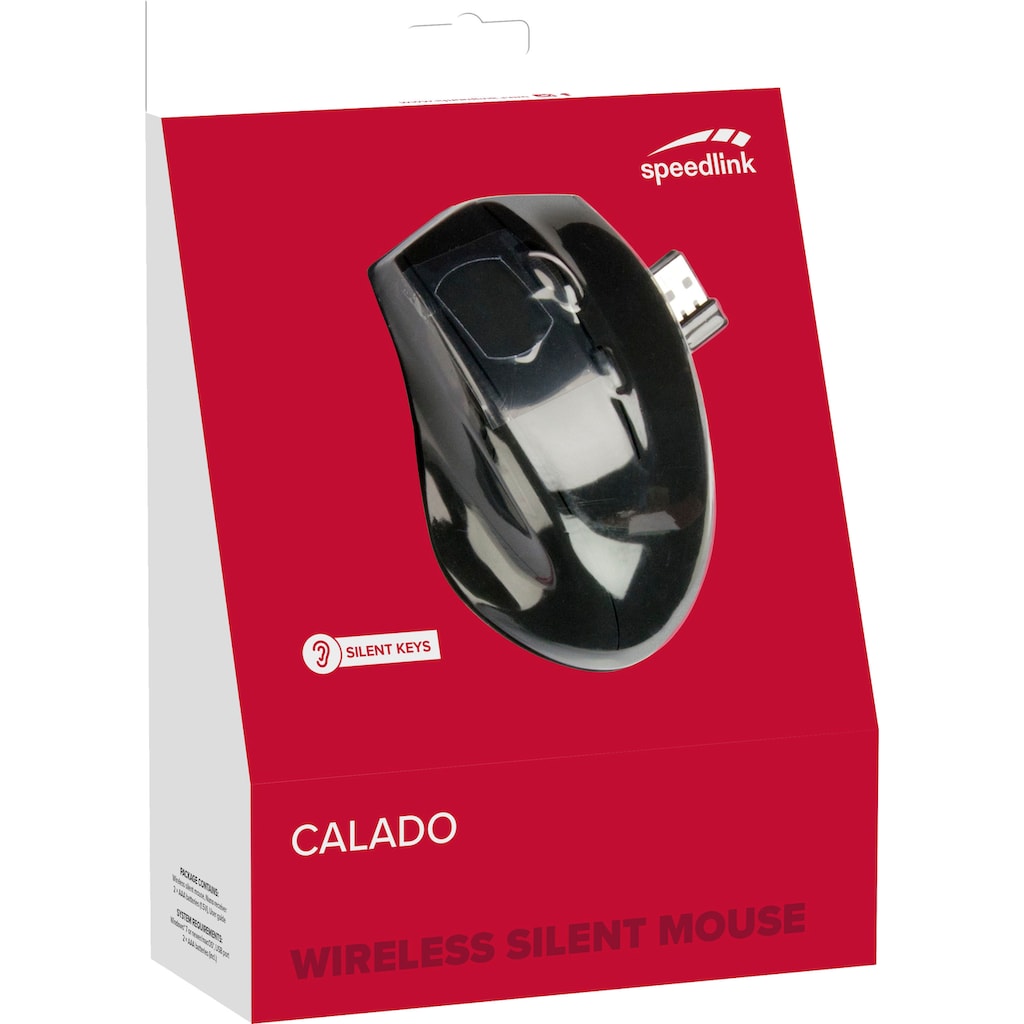 Speedlink Maus »CALADO Silent wireless«, kabellos