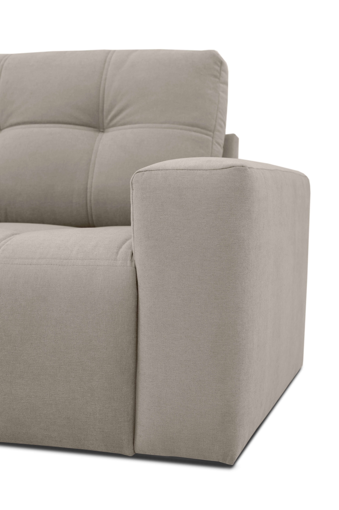 Home affaire 3-Sitzer »Turnon, Lounge-sofa, Breite 220 cm«, Chenille, mit Knopf- und Doppelsteppung, elegantes Aussehen