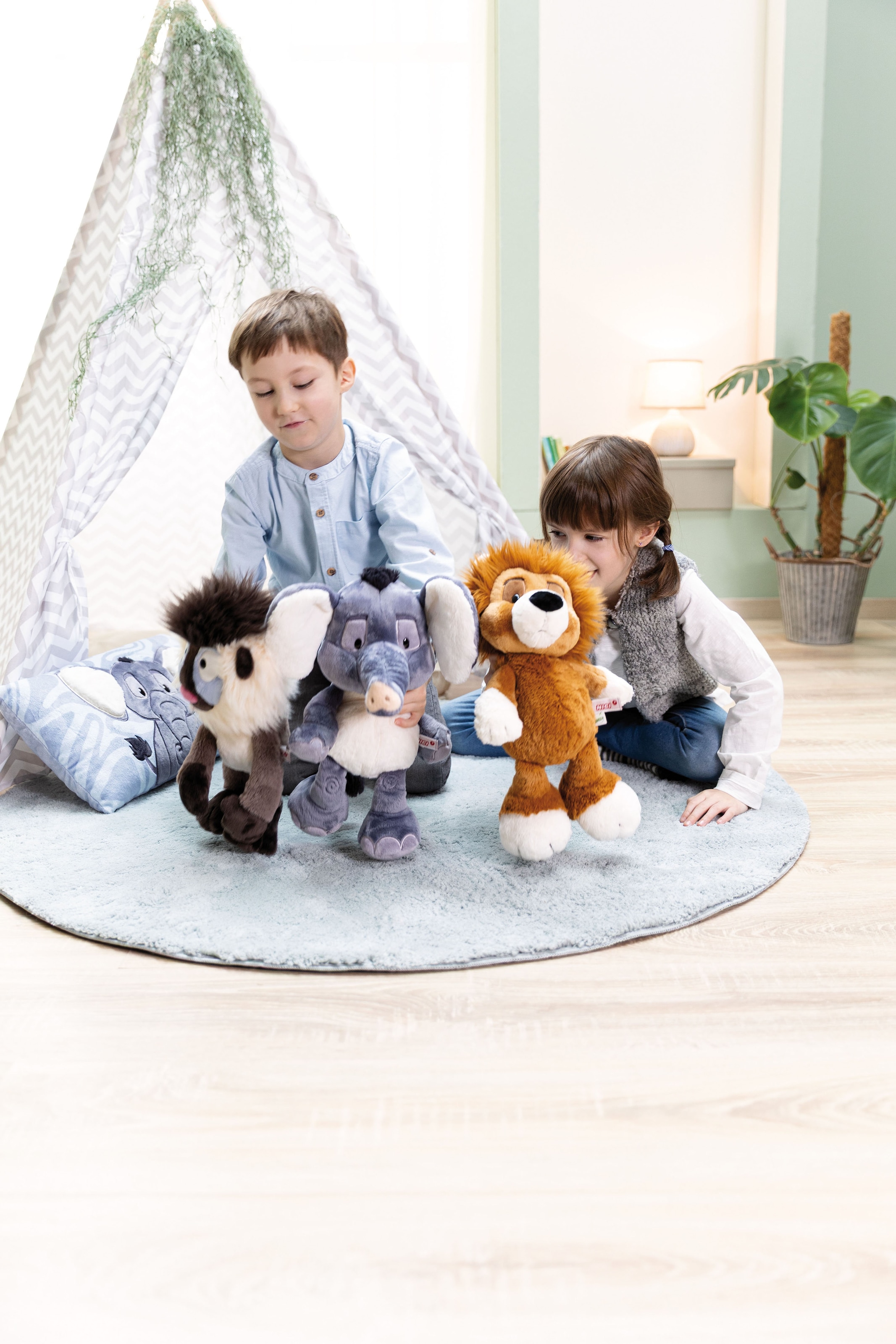 Nici Kuscheltier »Wild Friends, Elefant El-Flora, 35 cm schlenkernd«