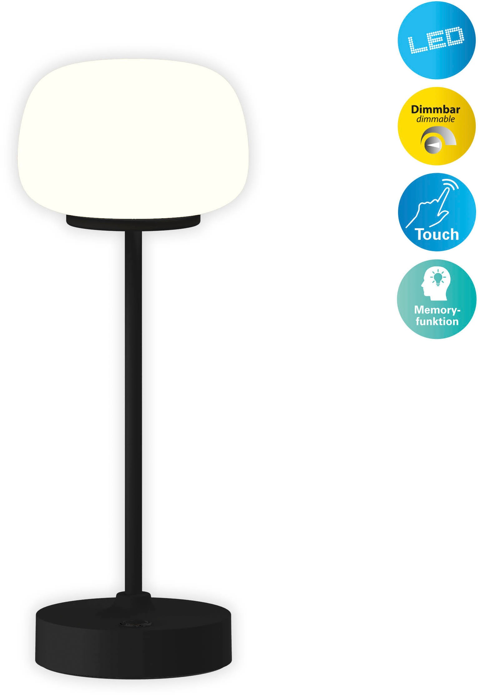 näve LED Tischleuchte »Pina«, 1 flammig, Leuchtmittel LED-Modul   LED wechs günstig online kaufen
