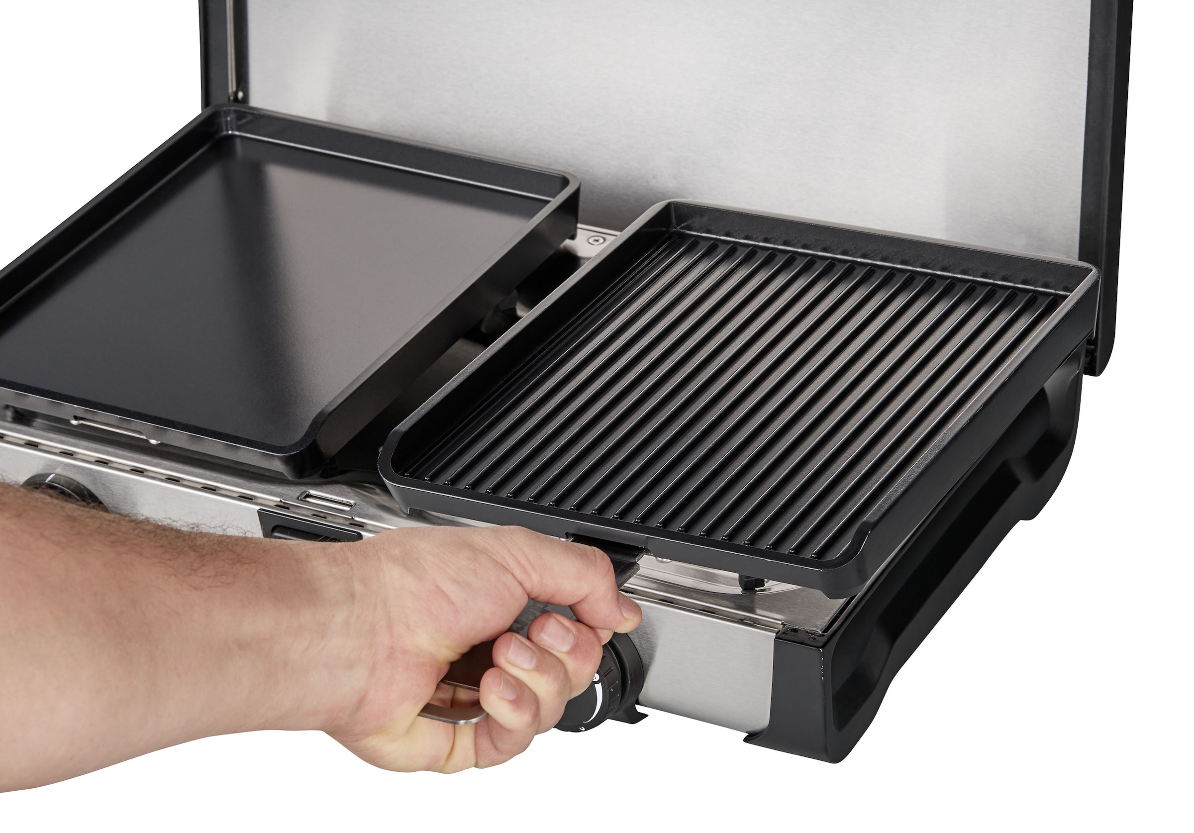 Enders® Gaskocher »Ryda 2Z GP«, Edelstahl-Kunststoff, 32 cmx52 cm, Campingkocher mit 2 leistungsstarken Brennern