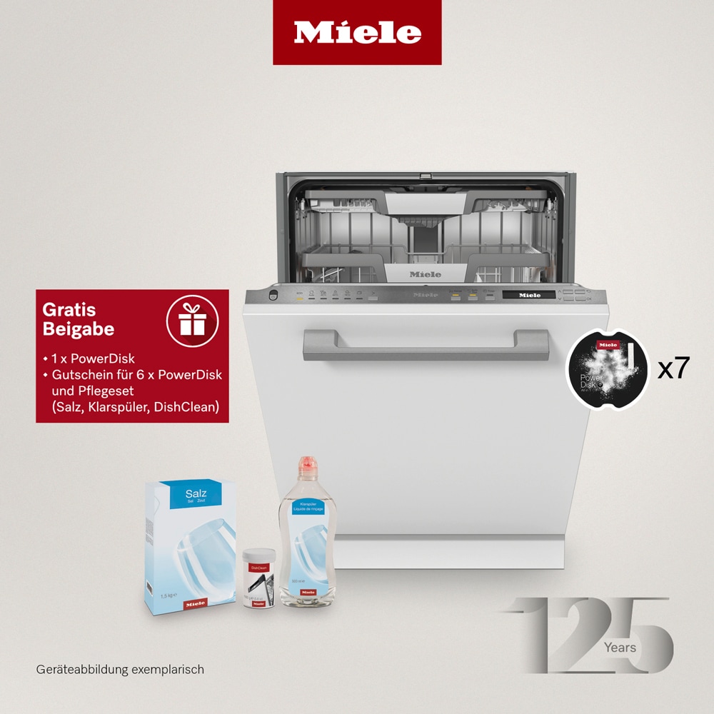 Miele vollintegrierbarer Geschirrspüler XXL »G7197 SCVi XXL AD FF 125 Ed.«, 14 Maßgedecke