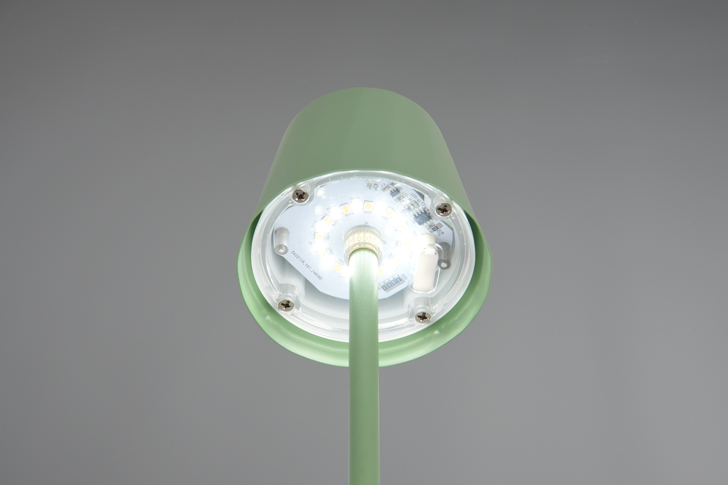 REALITY Leuchten LED Tischleuchte »DIAZ, Outdoor Akku Tischlampe Höhe 21 cm Ø 8,5 cm, IP44, Touchdimmer«, 1 flammig, Leuchtmittel LED-Board | LED fest integriert, CCT Lichtfarbe einstellbar 2700-6500K, 160 Lumen, 1,6W, USB Anschluss