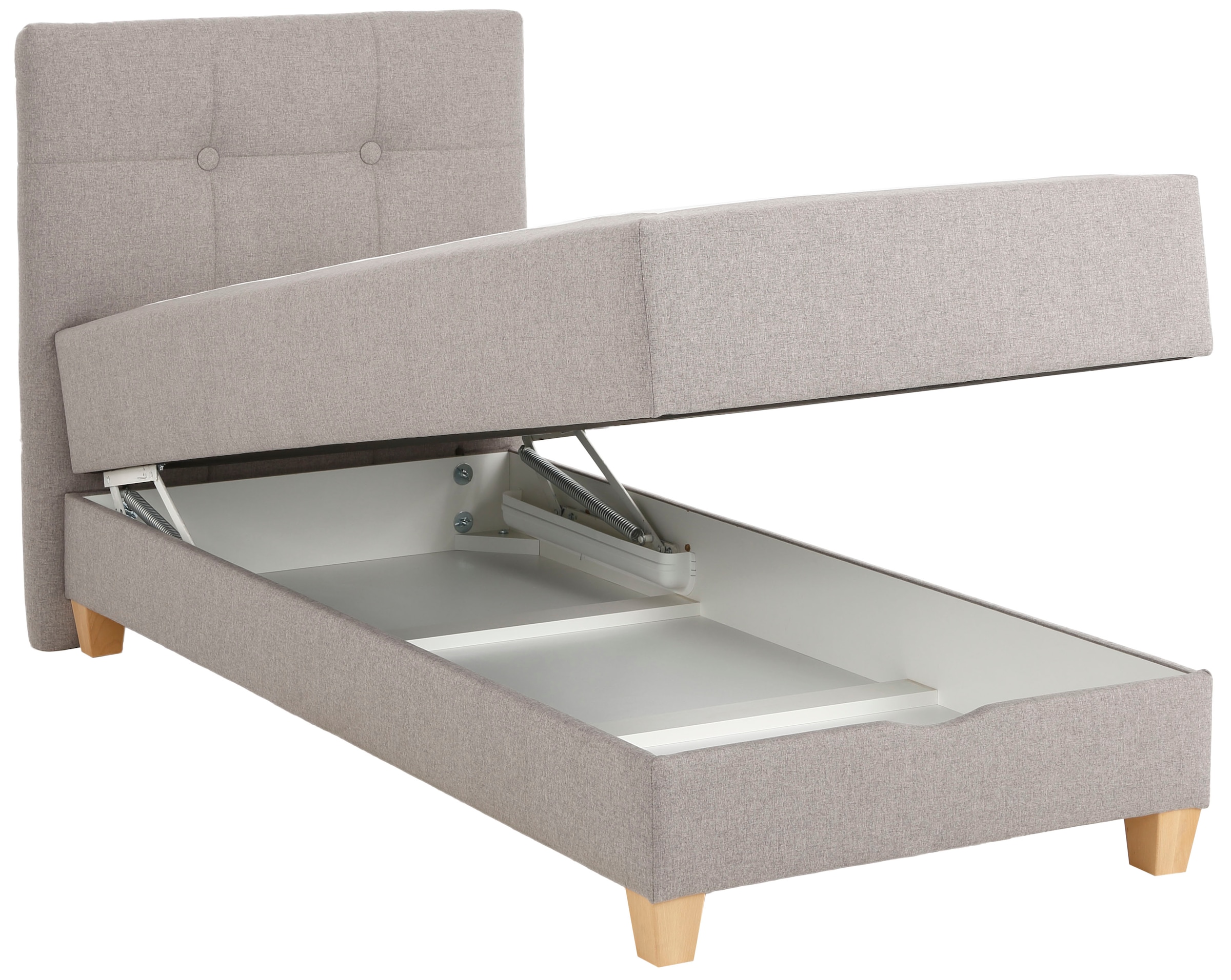 Home affaire Boxbett »Lonrai« in H2,H3 & H4 und XXL - Überlänge 220cm wählbar, inkl. Topper