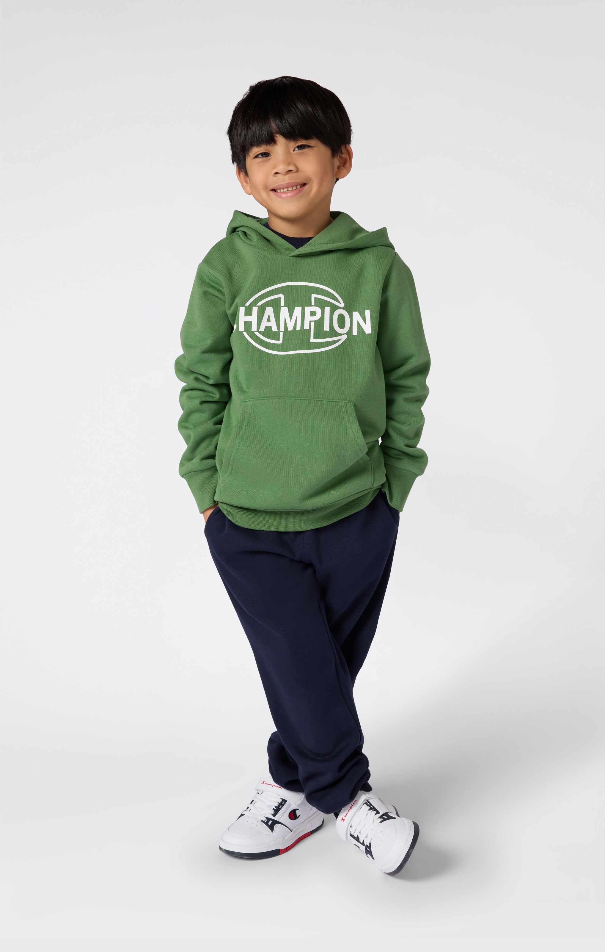 Champion Kapuzensweatshirt »SPORTWEAR HOODIE Standard Fit«, für Kinder und Jugendliche, mit sportlichem Stil, Langarmdesign
