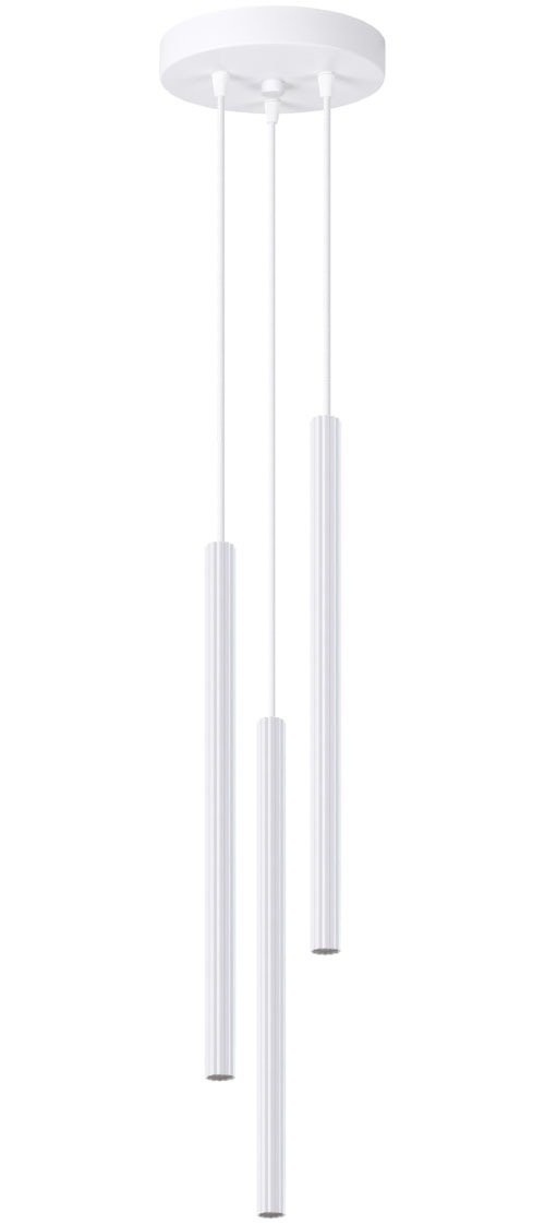 SOLLUX lighting Pendelleuchte »Pendelleuchte ARCHE 3P Weiß«, 3 flammig, Leu günstig online kaufen