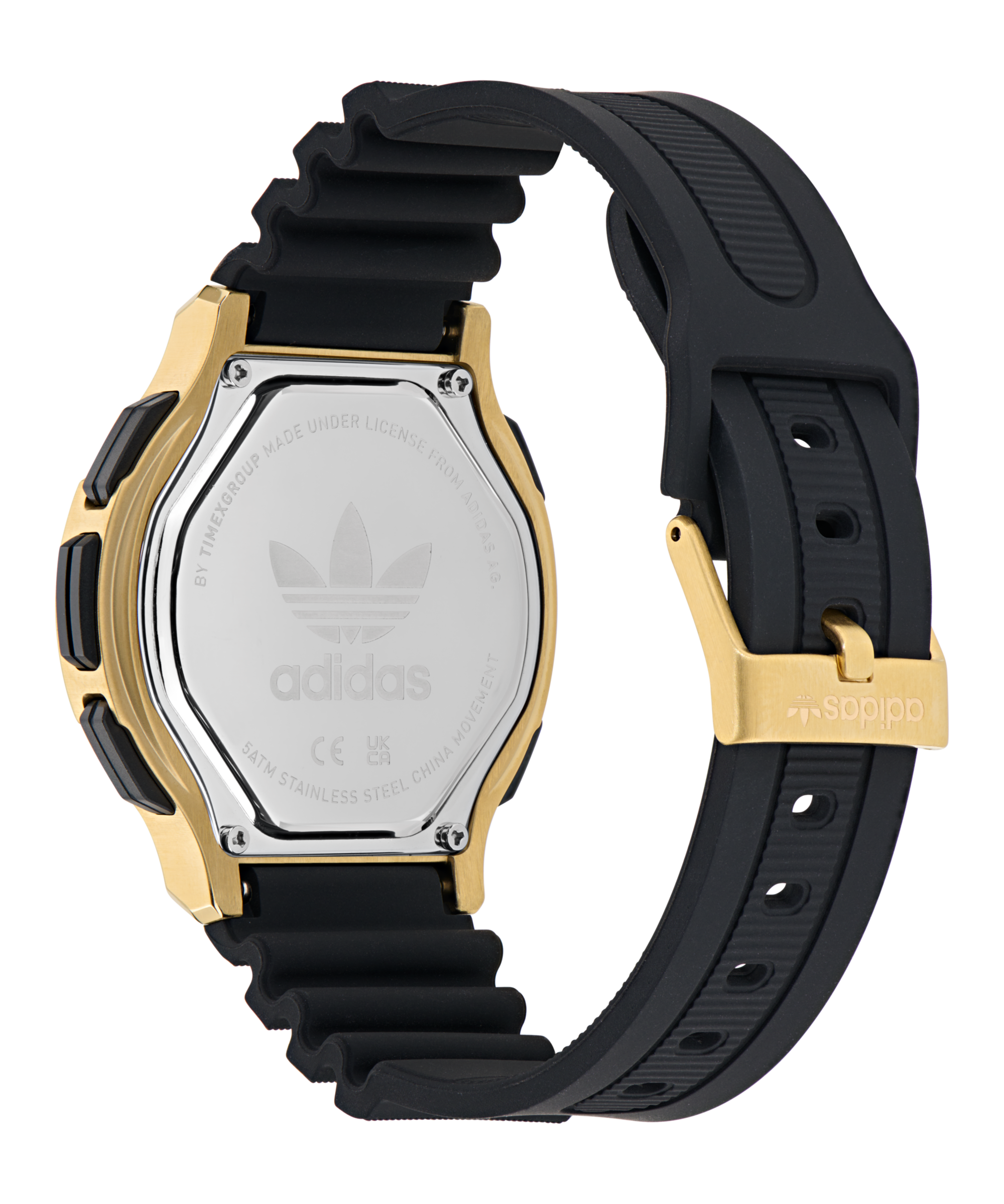 adidas Originals Chronograph »EXPRESSION THREE DIGITAL« Quarzuhr, Armbanduhr, Herrenuhr, Damenuhr,Silikonarmband,Stoppfunktion