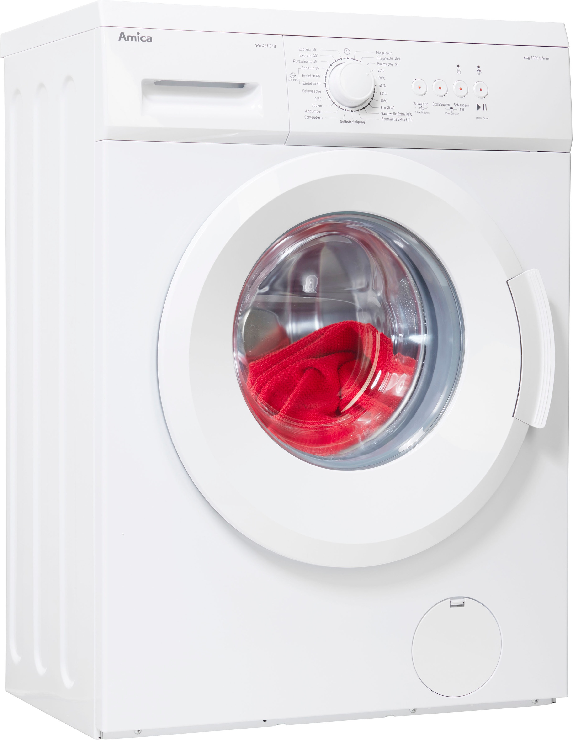 AMICA Waschmaschine »WA 461 010 W« 6 kg 1000 U/min weiß Überlaufschutz