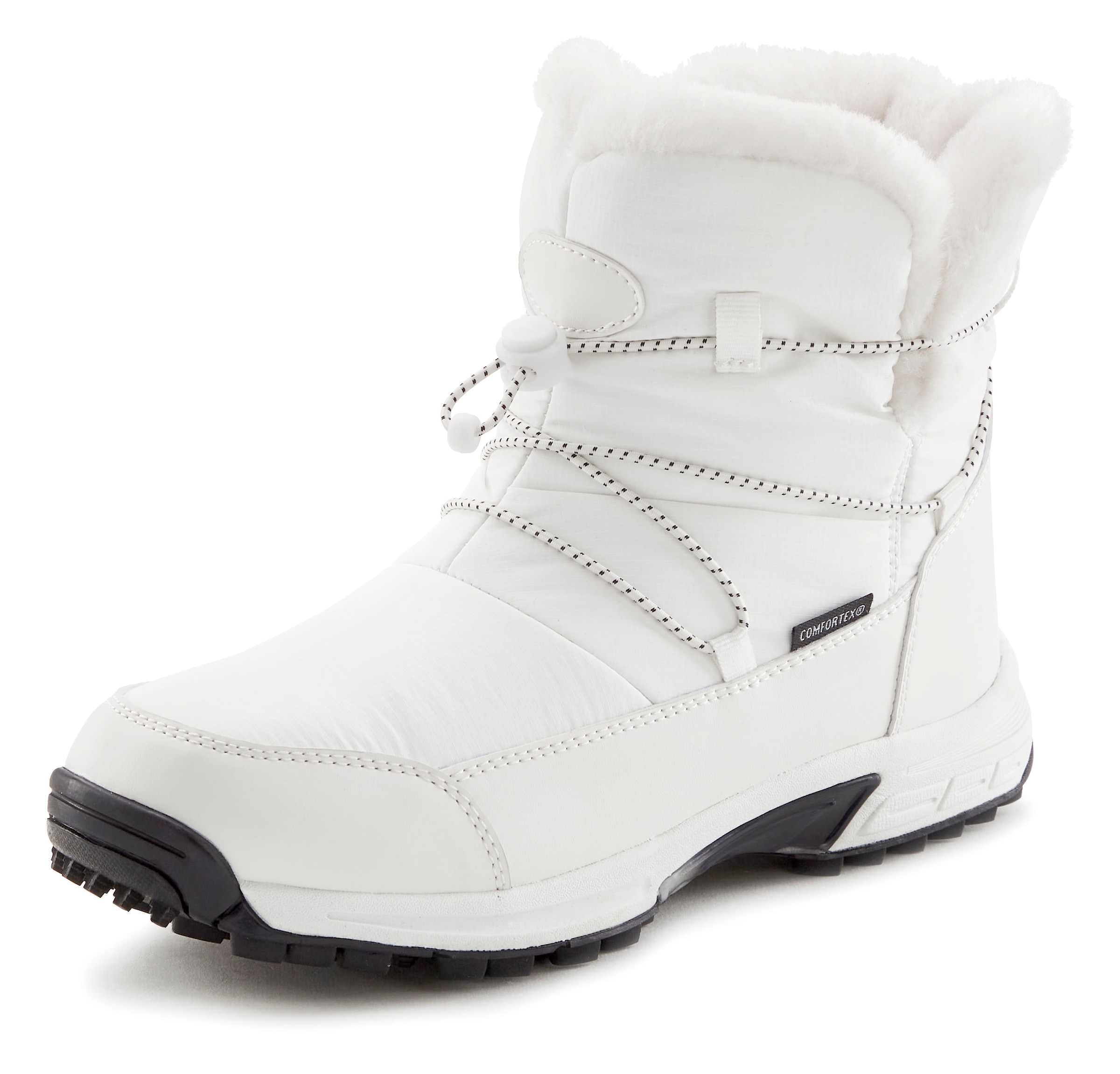 LASCANA Stiefelette »Outdoorstiefel, Winterstiefelette«, aus wasserabweisendem Material mit Warmfutter
