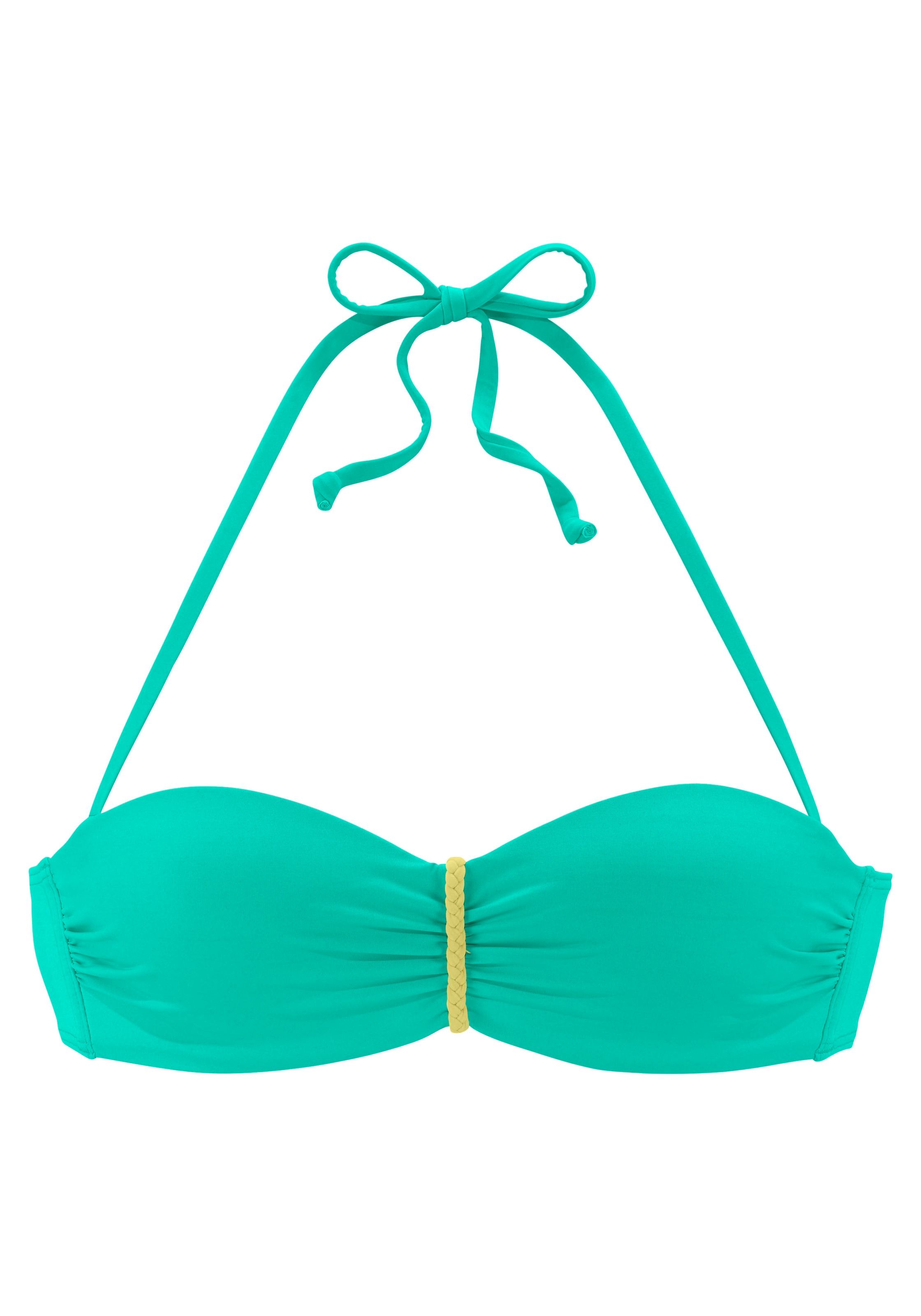 Venice Beach Bügel-Bandeau-Bikini-Top »Anna«, mit geflochtenen Details