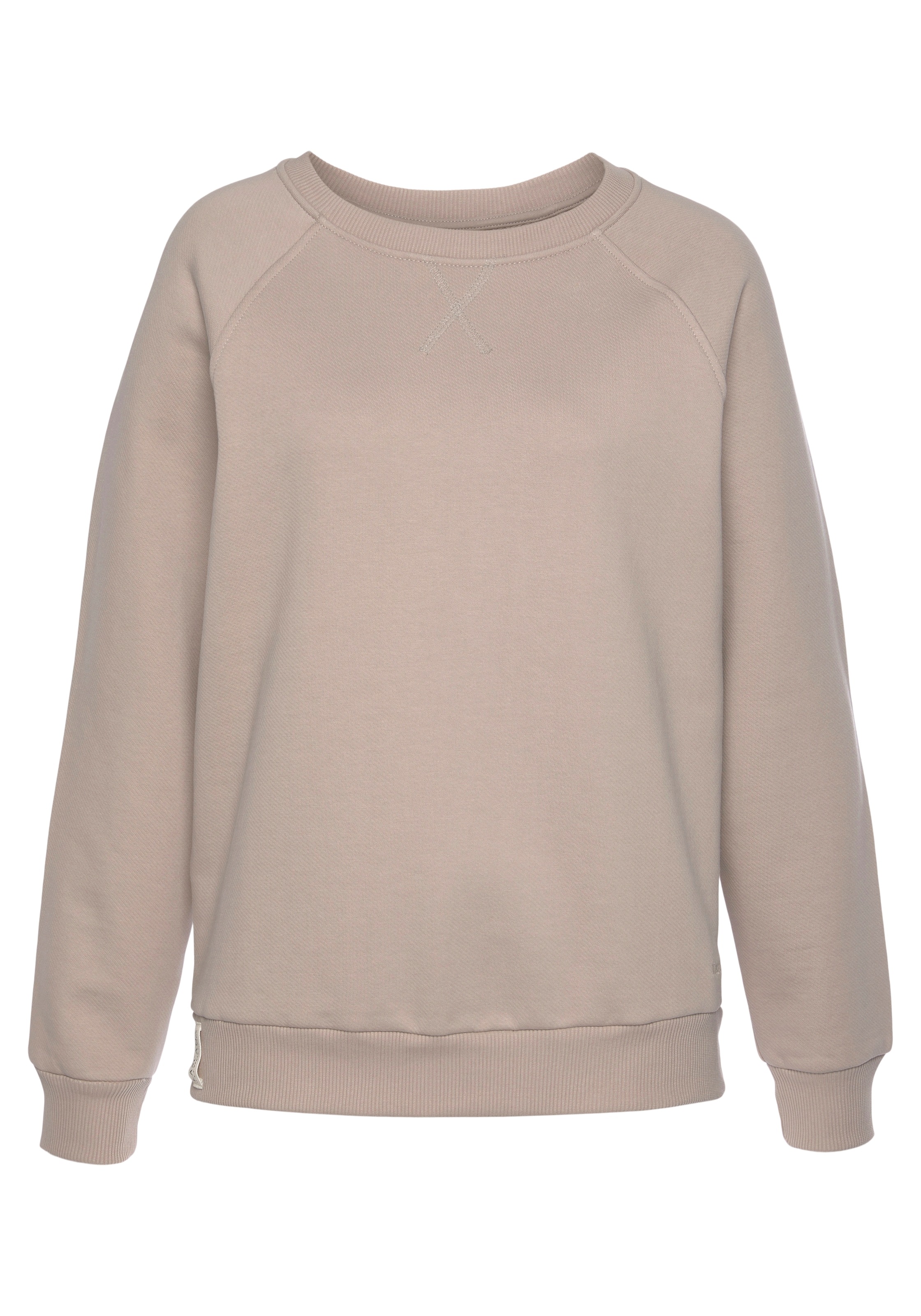 LASCANA Sweatshirt »-Loungeshirt«, aus organischer Baumwolle, Loungeanzug