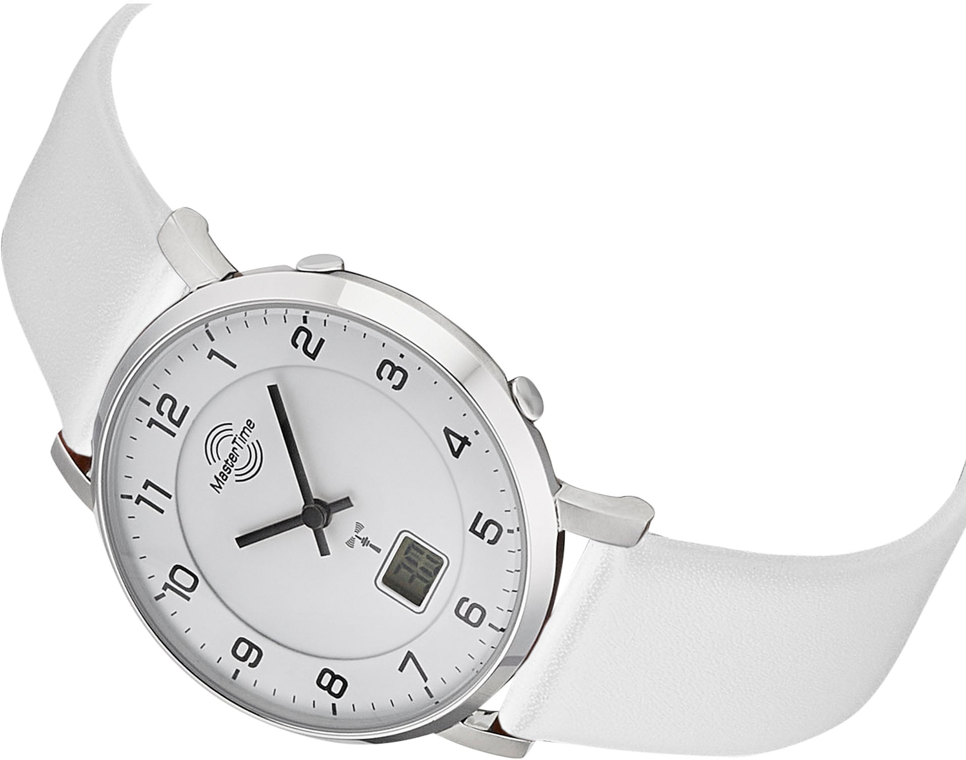 MASTER TIME Funkuhr »Advanced Serie, MTLA- 10805-12L«, Armbanduhr, Quarzuhr, Damenuhr, Datum