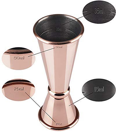 Buddy's Cocktail-Set »Buddy´s Bar«, (Set, 5 tlg.), 2 x 500 ml Becher, 27 cm Barlöffel, 5cl Barmaß & schw. Limettenpresse